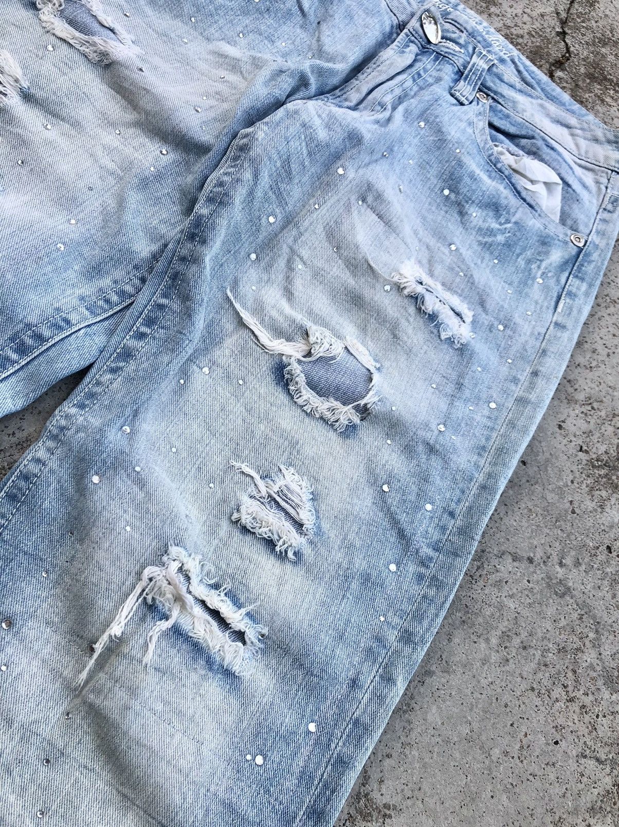Other BEADS DISTRESSED DENIM Size 32" / US 10 / IT 46 - 6 Thumbnail