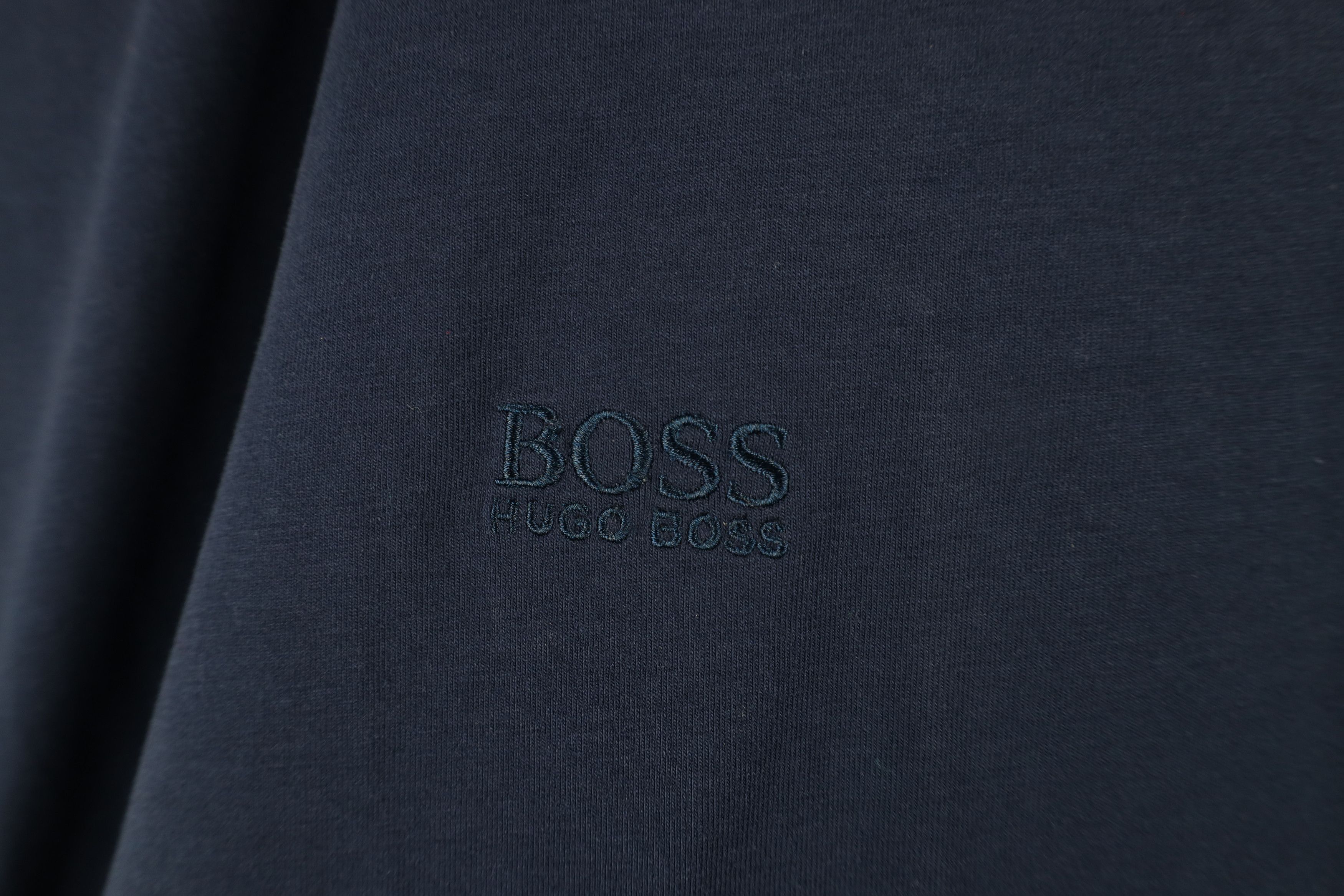 Hugo Boss × Vintage Hugo Boss Spell Soft Touch Cotton Short Sleeve T-Shirt Blue Size US XL / EU 56 / 4 - 5 Thumbnail