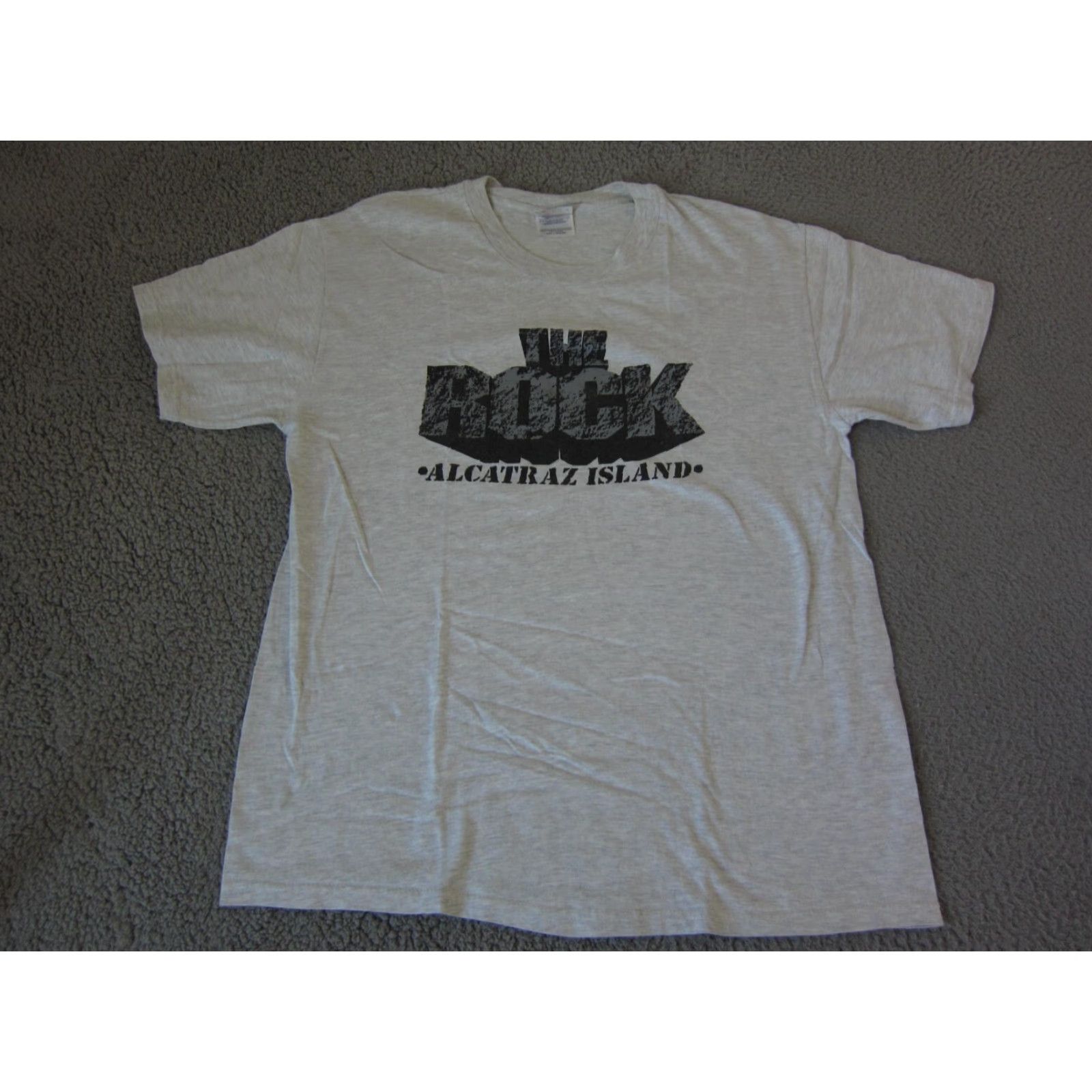 Vintage VINTAGE Alcatraz Shirt Mens L Gray 90s Rock Tee Graphic Prison Adult Crew Neck Short Sleeve Cotton Jersey T-Shirt USA 70s 80s 90s Cat Classic School Size US L / EU 52-54 / 3 - 2 Thumbnail
