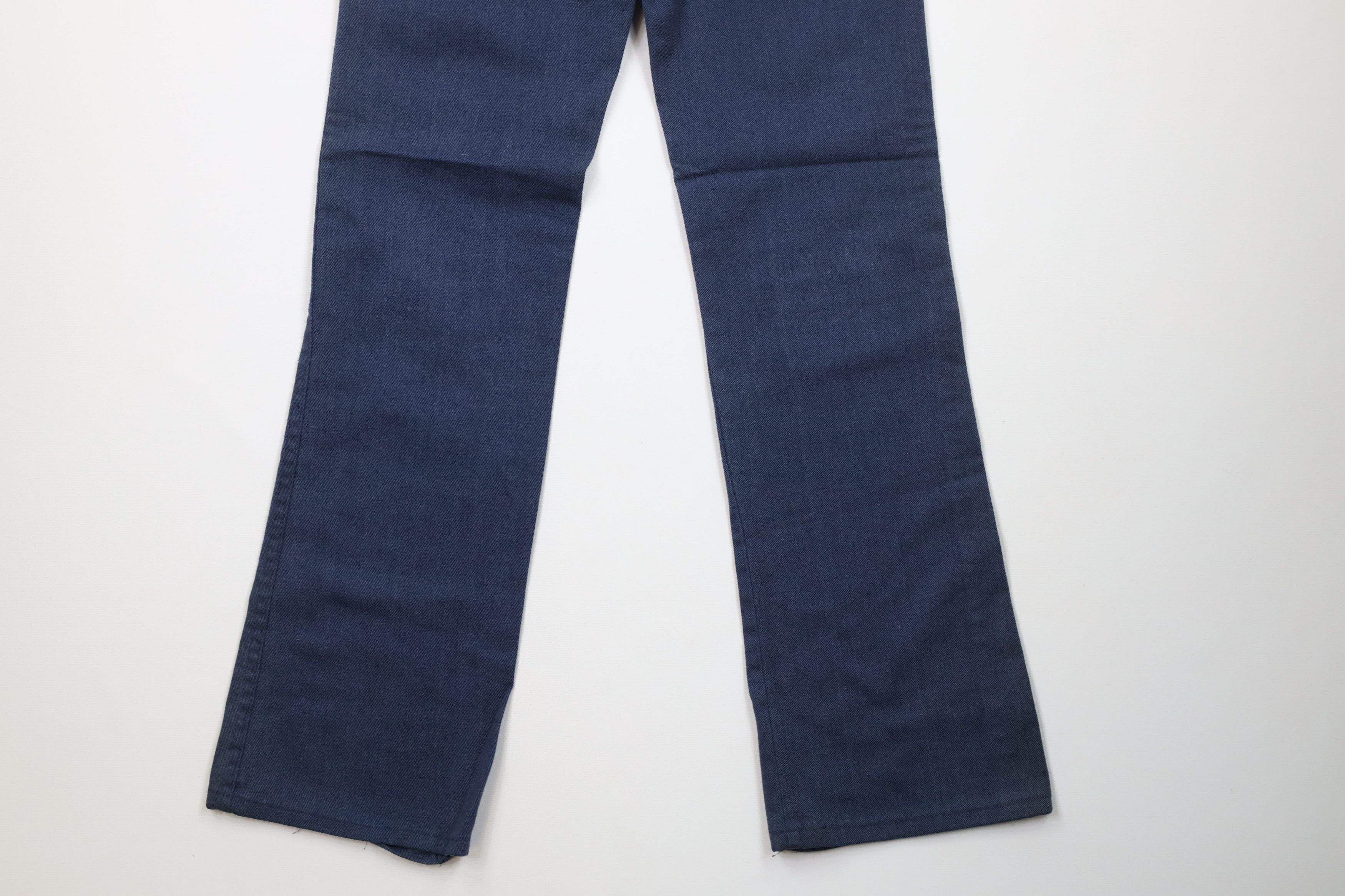Vintage Vintage 70s Streetwear Flared Wide Leg Denim Jeans Blue USA Size US 28 / EU 44 - 12 Thumbnail