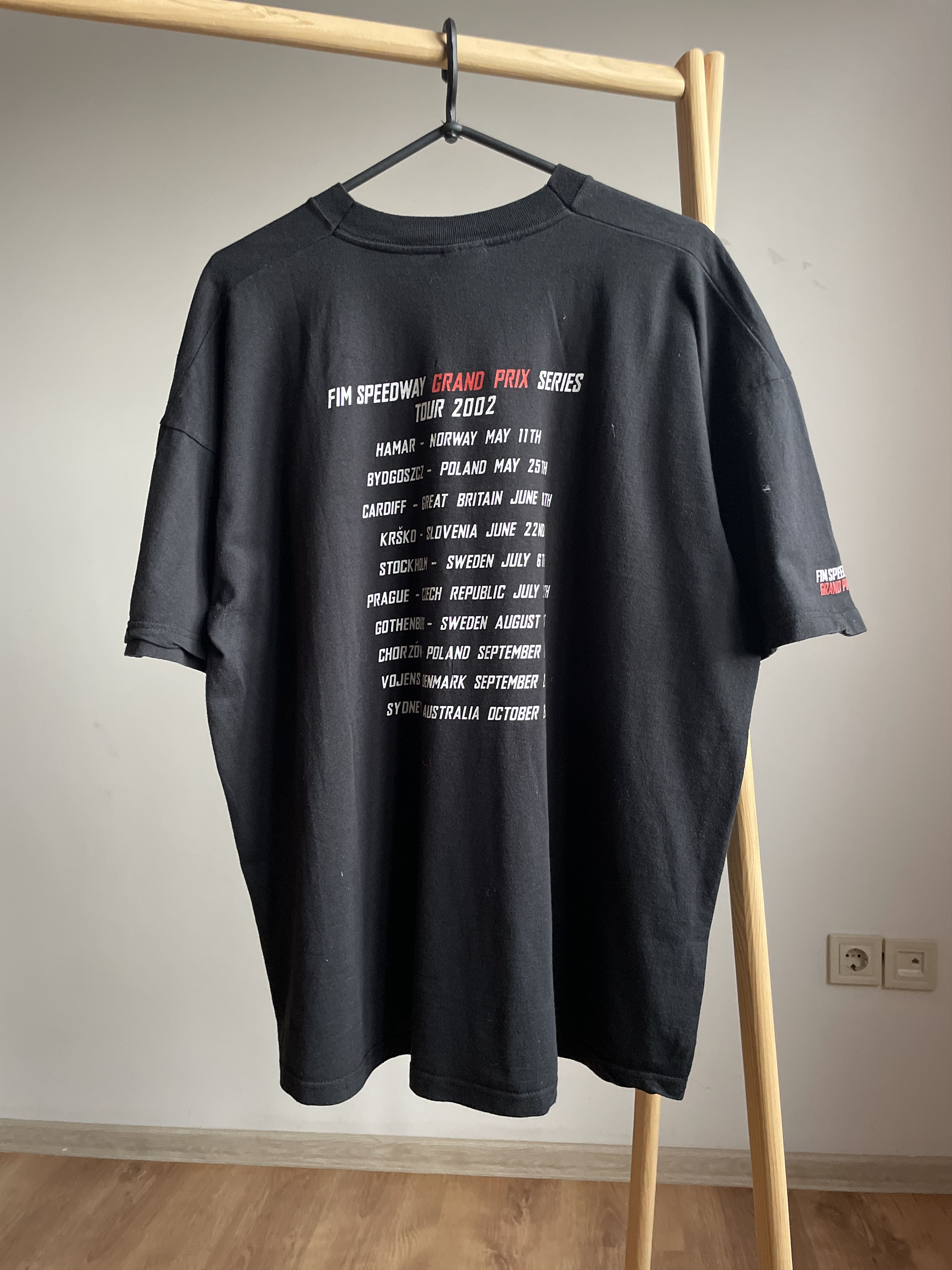 Vintage SPG FIM Speedway Grand Prix Tour 2002 Vintage T-Shirt Size US XXL / EU 58 / 5 - 2 Thumbnail