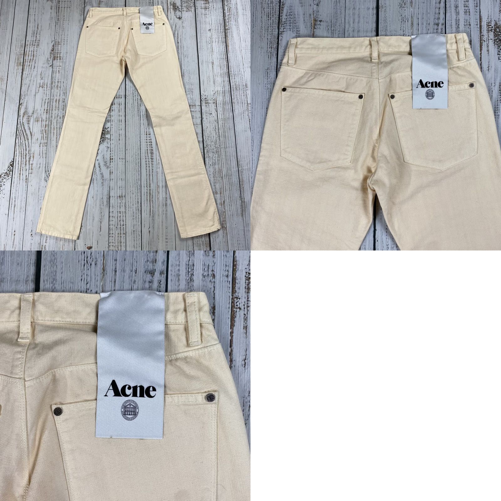 Acne Studios VINTAGE Acne Studios Max Peach Low Rise Skinny Jeans Men 30 Denim Light Slim Fit Italy Size US 30 / EU 46 - 8 Thumbnail