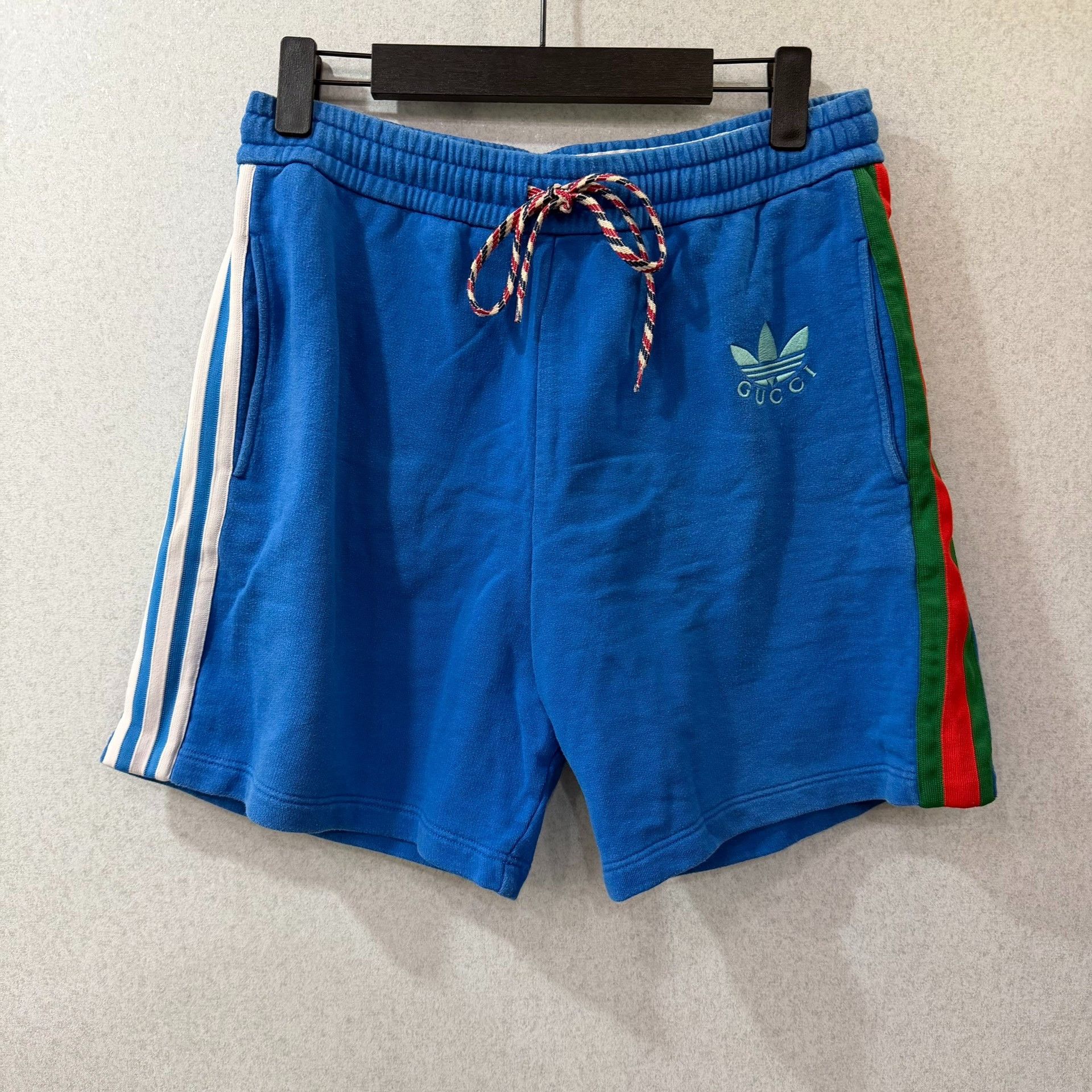 Gucci Gucci Collab Striped Blue Shorts 32 Men Size US 32 / EU 48 - 1 Thumbnail