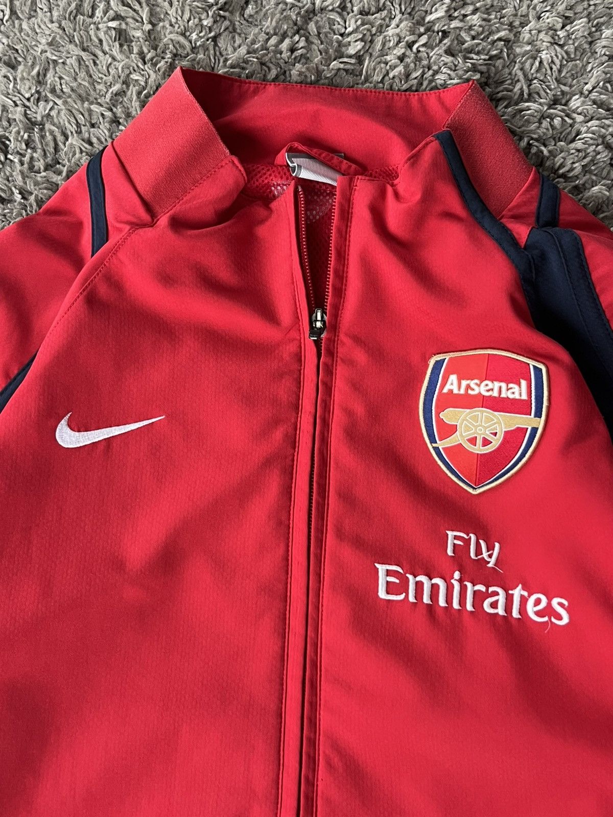 Nike Vintage Light Jacket Nike Soccer football team FC.Arsenal Size US L / EU 52-54 / 3 - 5 Thumbnail