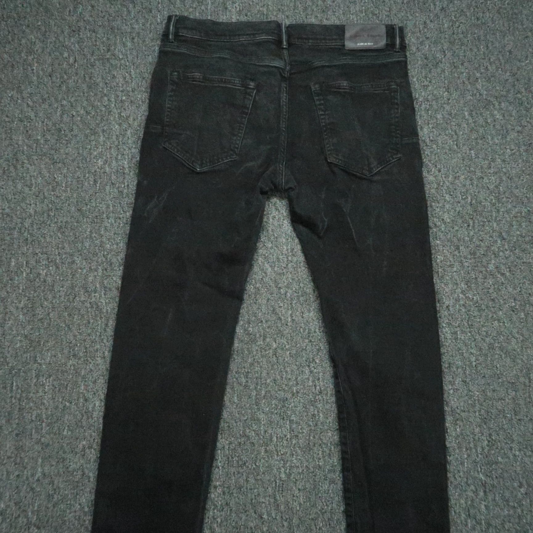 J Brand Purple Brand Jeans Mens 36x34 Black P001 5 Pocket Limited Edition Button Fly Shirt/Jeans (note: structural issue) Size US 36 / EU 52 - 5 Thumbnail