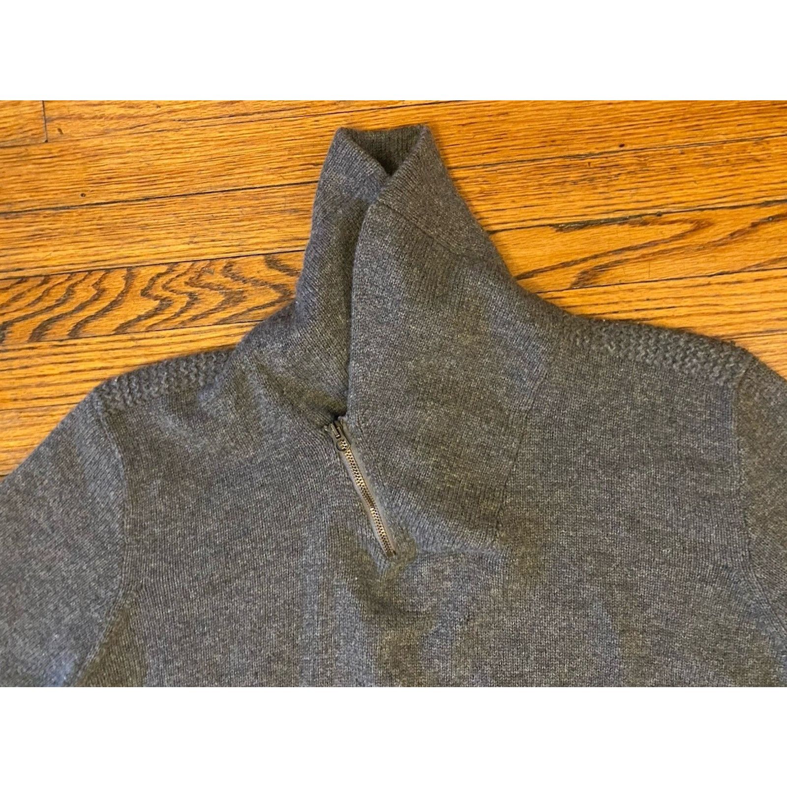 Ralph Lauren Polo Ralph Lauren gray quarter-zip sweater wool Men’s XXL Size US XXL / EU 58 / 5 - 4 Thumbnail