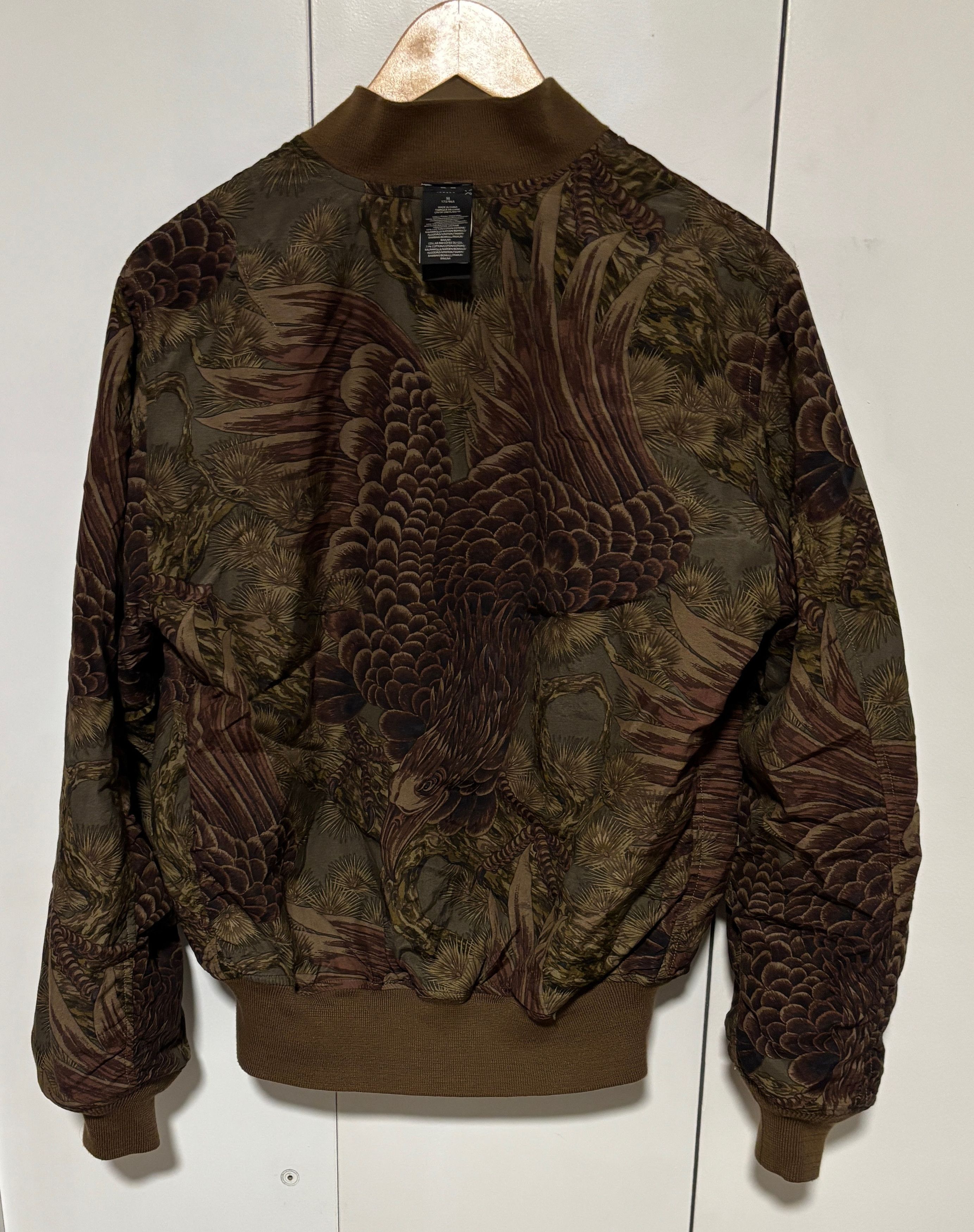 Polo Ralph Lauren $990 Double RL Olive Eagle Reversible Flight Jacket Size US M / EU 48-50 / 2 - 6 Thumbnail