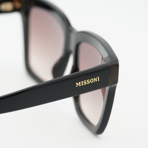 Missoni Missoni MIS 0132/S 0807 HA Sunglasses Black Square Frame Size ONE SIZE - 7 Thumbnail