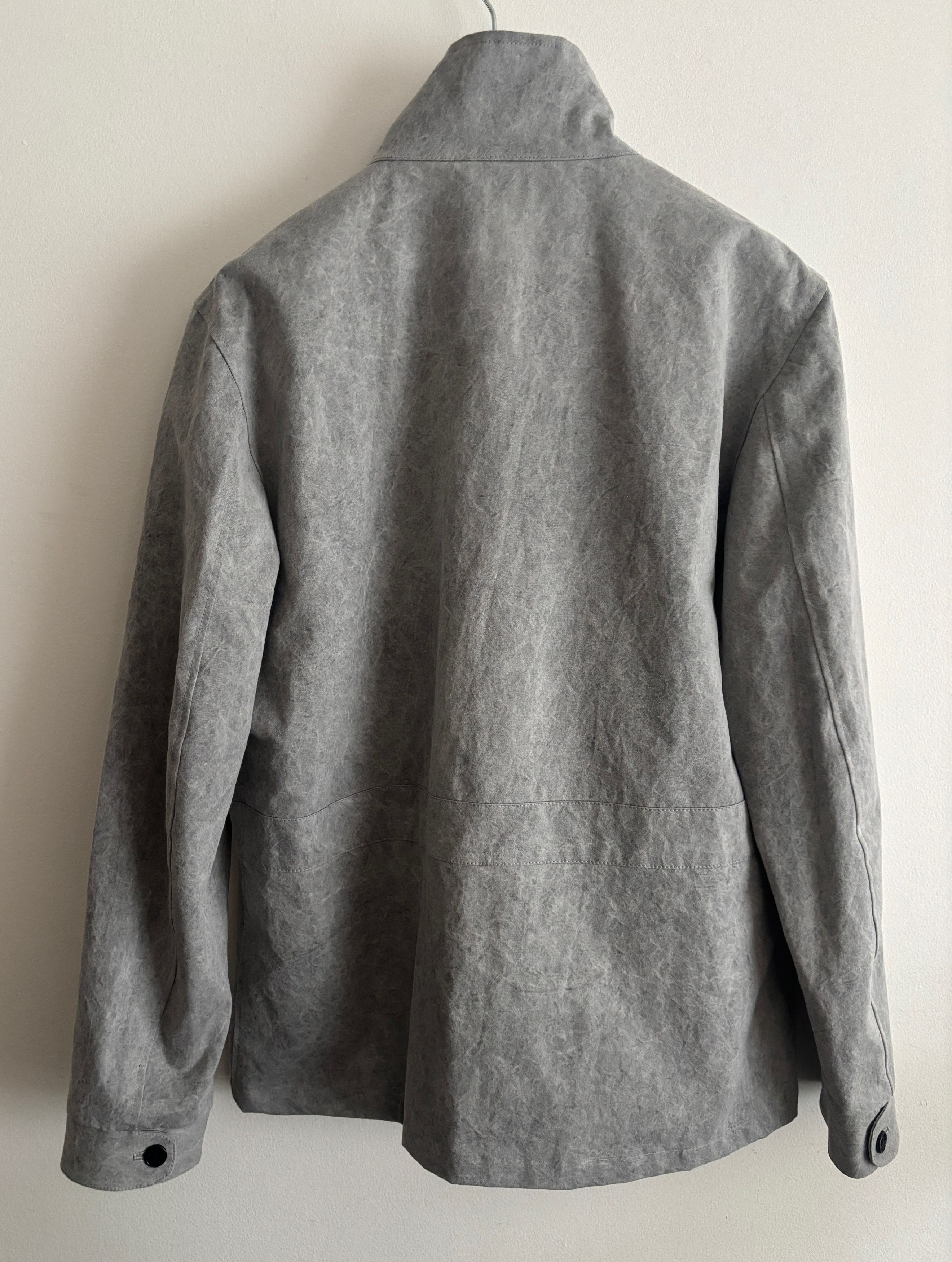 Other $445 Grey Cotton Stonewashed Zippered Field Jacket - XL Size US XL / EU 56 / 4 - 5 Thumbnail