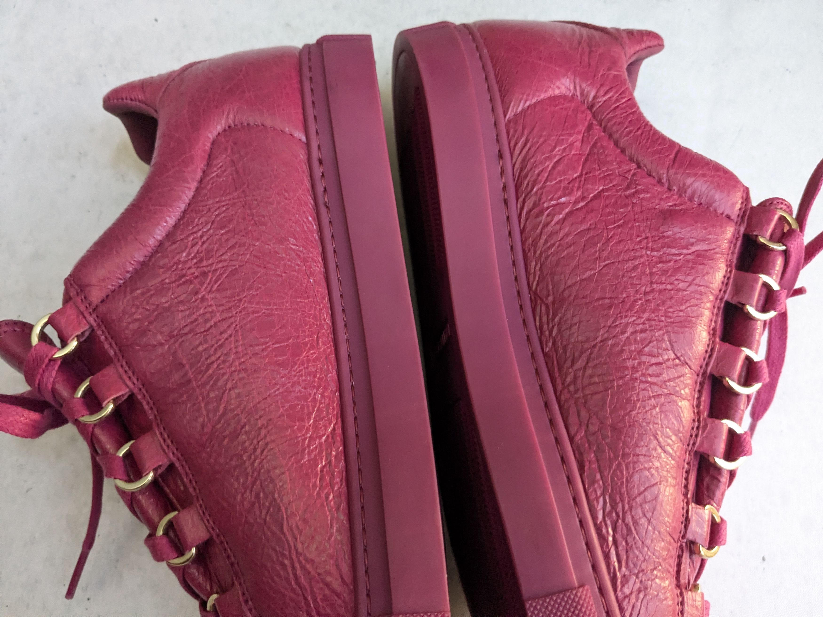 Balenciaga Balenciaga Arena Sneakers Pink Leather 10 Low Tops Size US 10 / EU 43 - 12 Thumbnail