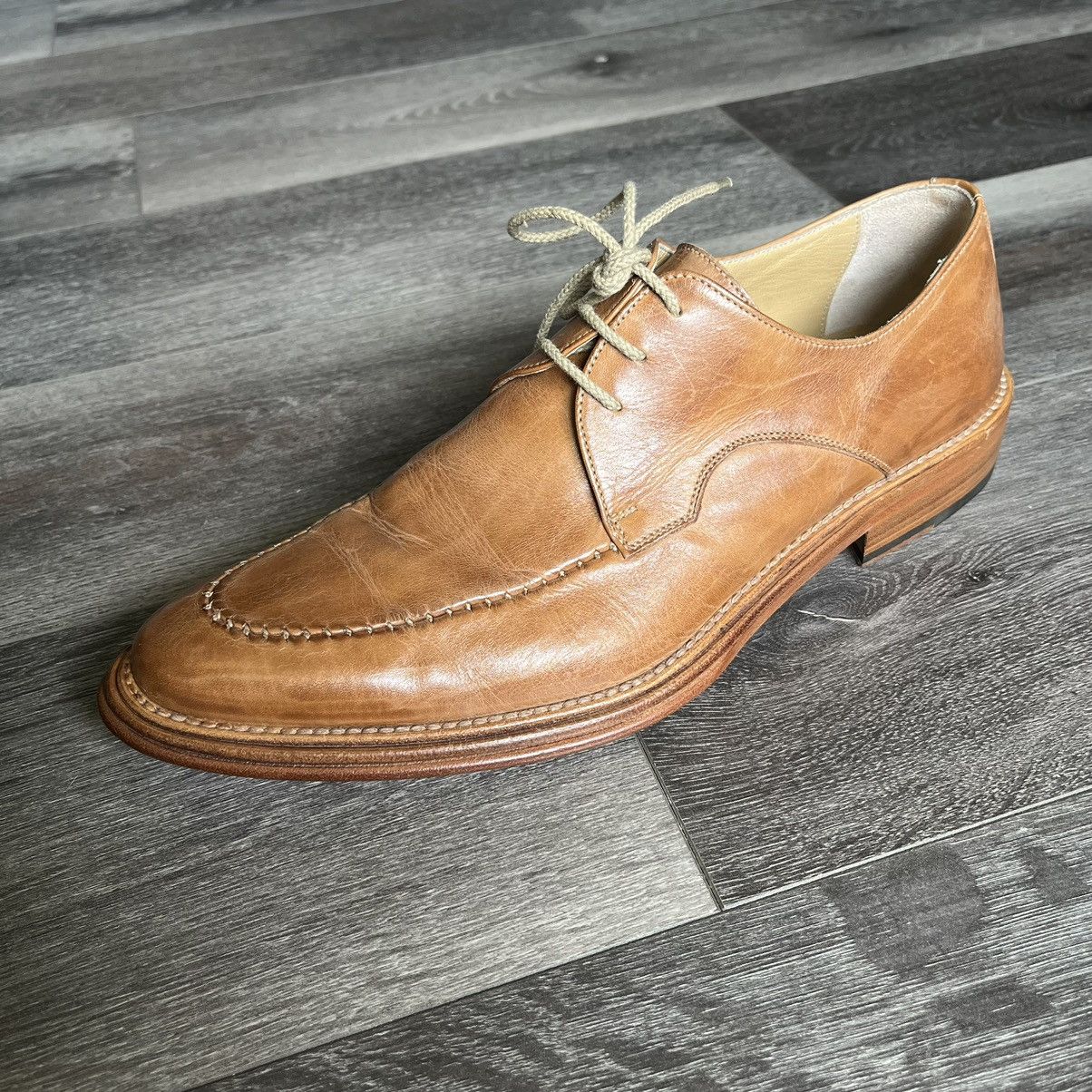 Mirage × Vintage Vintage 1980s Mirage Oxford Lace Leather Loafers Shoes 40.5 Size US 10 / EU 43 - 9 Thumbnail