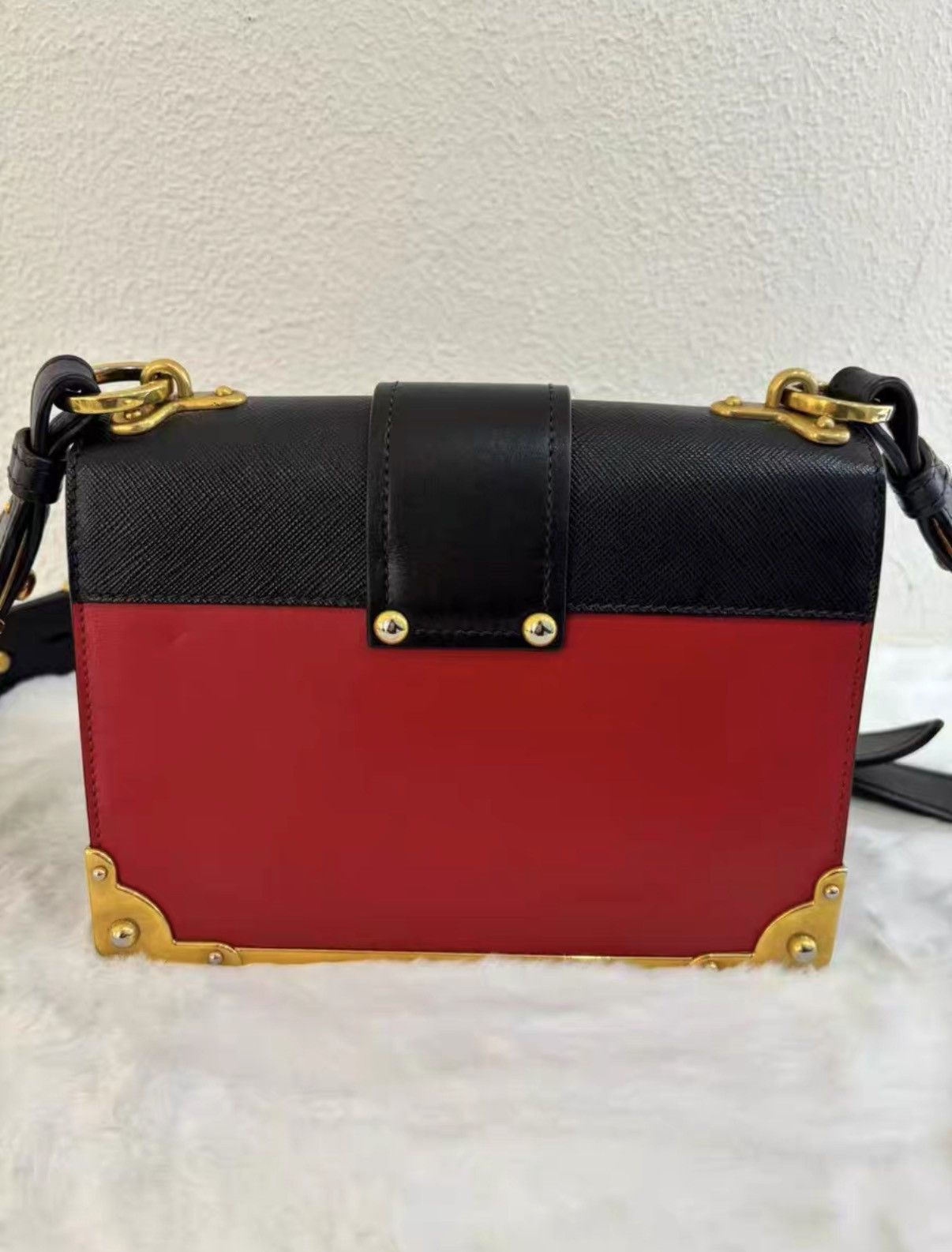 Prada Prada Cahier Royal Series Color-block Box Bag J38 Size ONE SIZE - 2 Thumbnail