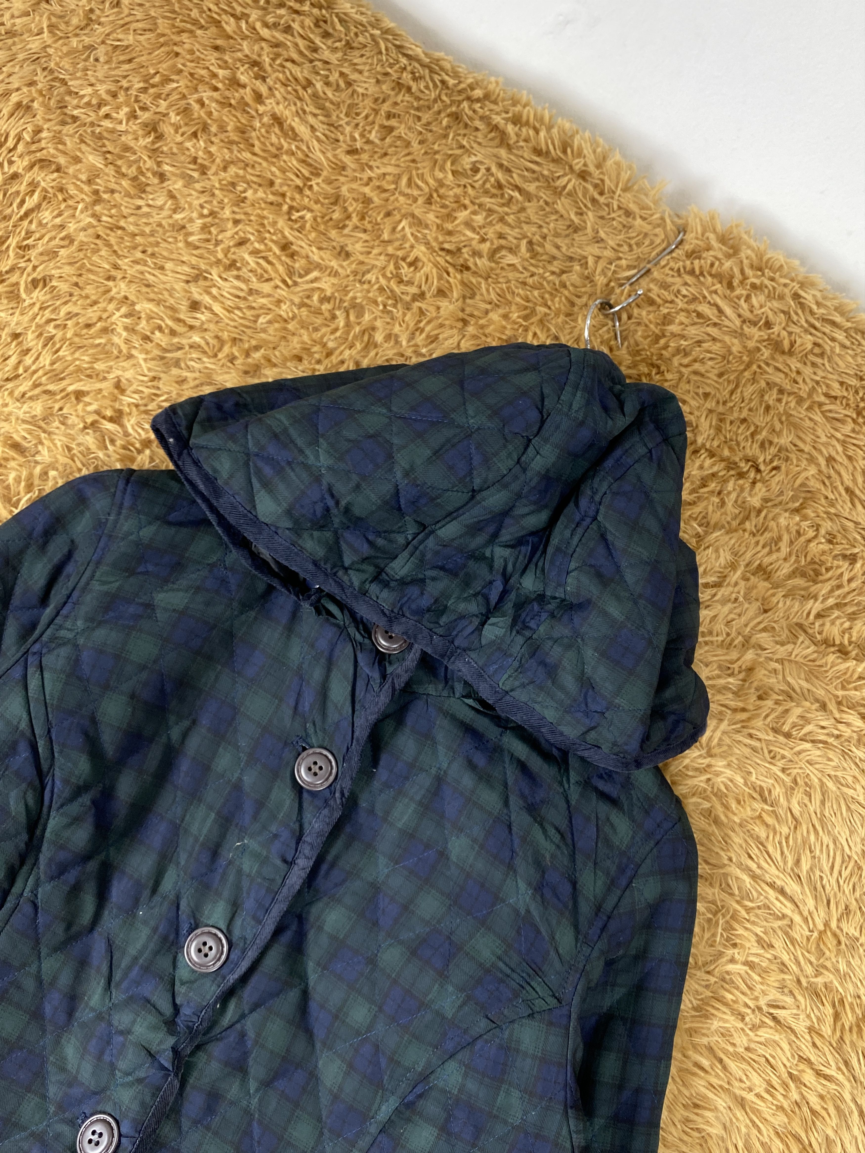 Japanese Brand Vintage Kurashi Casual Hoodie Quilted Jacket J1963 Size US S / EU 44-46 / 1 - 2 Thumbnail