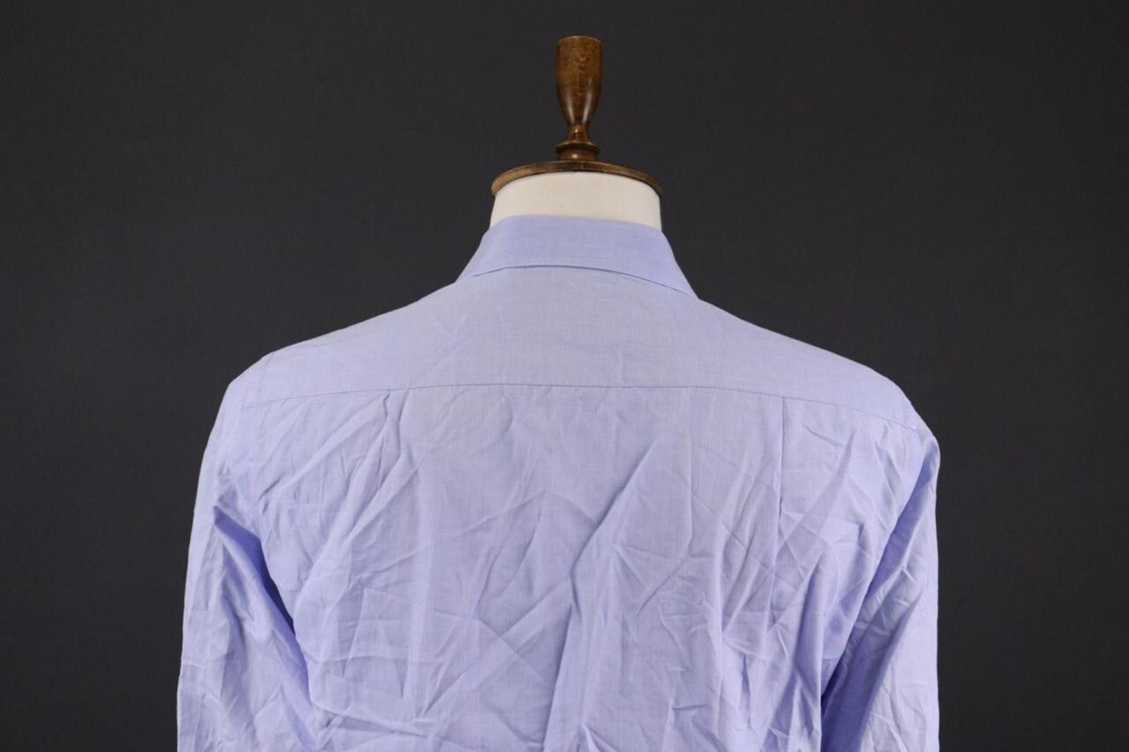 Romeo Gigli Romeo Gigli Milano Blue Long Down Shirt Size 39 / 15 Size US M / EU 48-50 / 2 - 6 Thumbnail