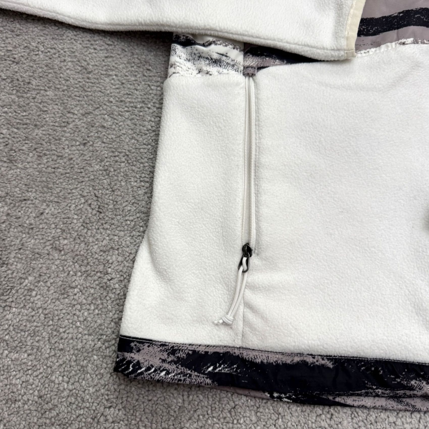 The North Face The North Face Jacket Womens Small Black White BrushStroke Fleece Full Zip Agave Size S / US 4 / IT 40 - 4 Thumbnail