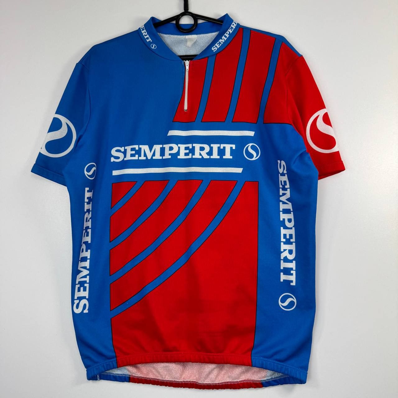 Other Semperit Cycling Jersey Blue Red Bike Shirt Mens Size L Size US L / EU 52-54 / 3 - 1 Thumbnail