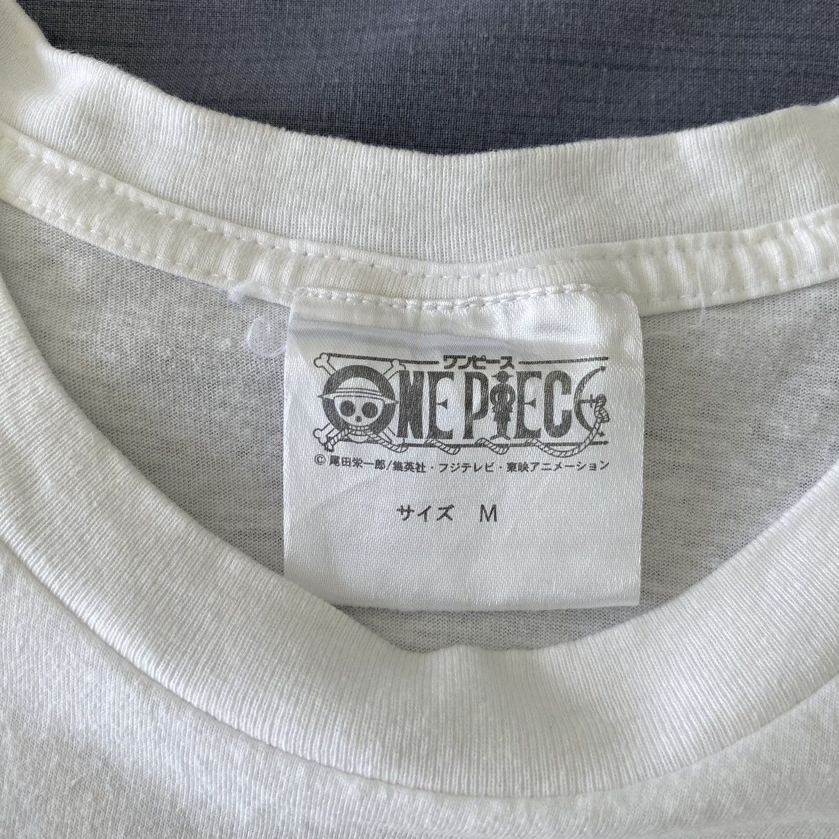 One Piece Thrashed Vintage Whitebeard Pirates One Piece ERD GRUNGE TEE Size US M / EU 48-50 / 2 - 4 Thumbnail