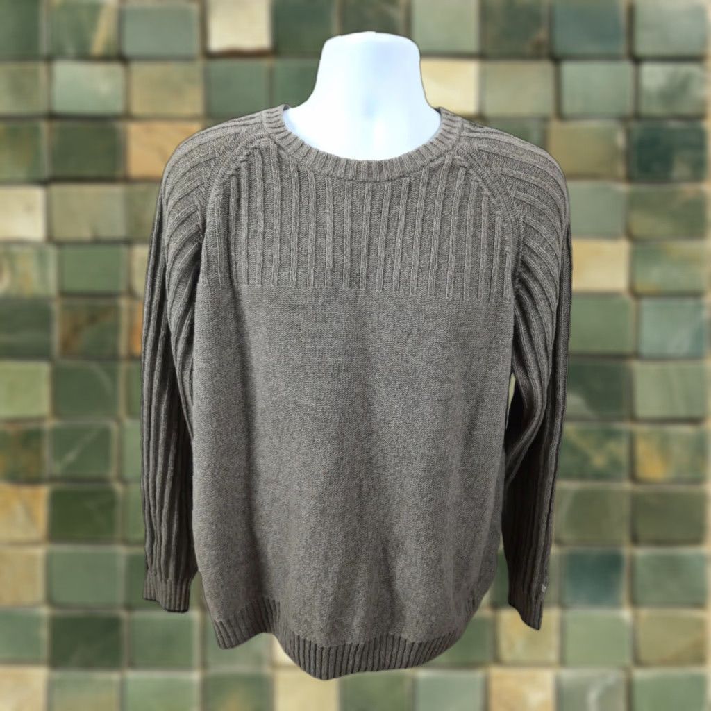 Vintage VINTAGE Columbia Sportswear Men’s Size L Sweater Long Sleeve Pullover Brown Crewneck Heavyweight Knit S3M Size US L / EU 52-54 / 3 - 1 Thumbnail