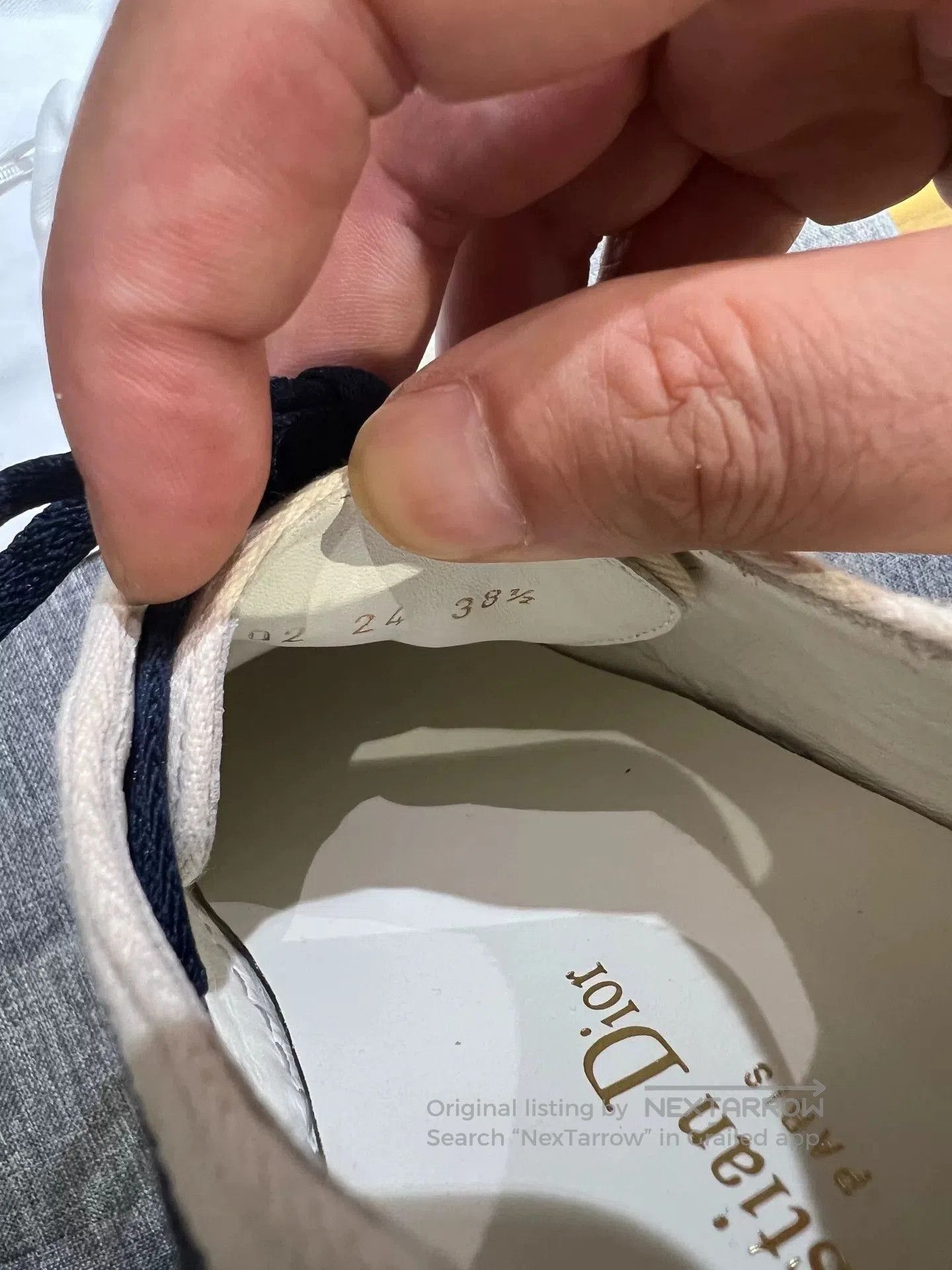 Dior dior walk'n dior embroidered canvas sneakers. Size US 7.5 / IT 37.5 - 6 Thumbnail