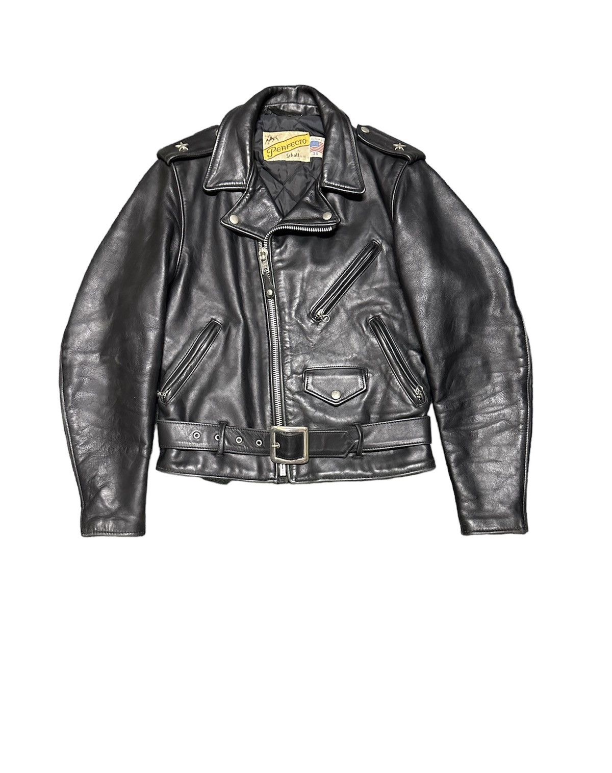 Schott Schott Perfector double colar jacket Size US M / EU 48-50 / 2 - 1 Thumbnail