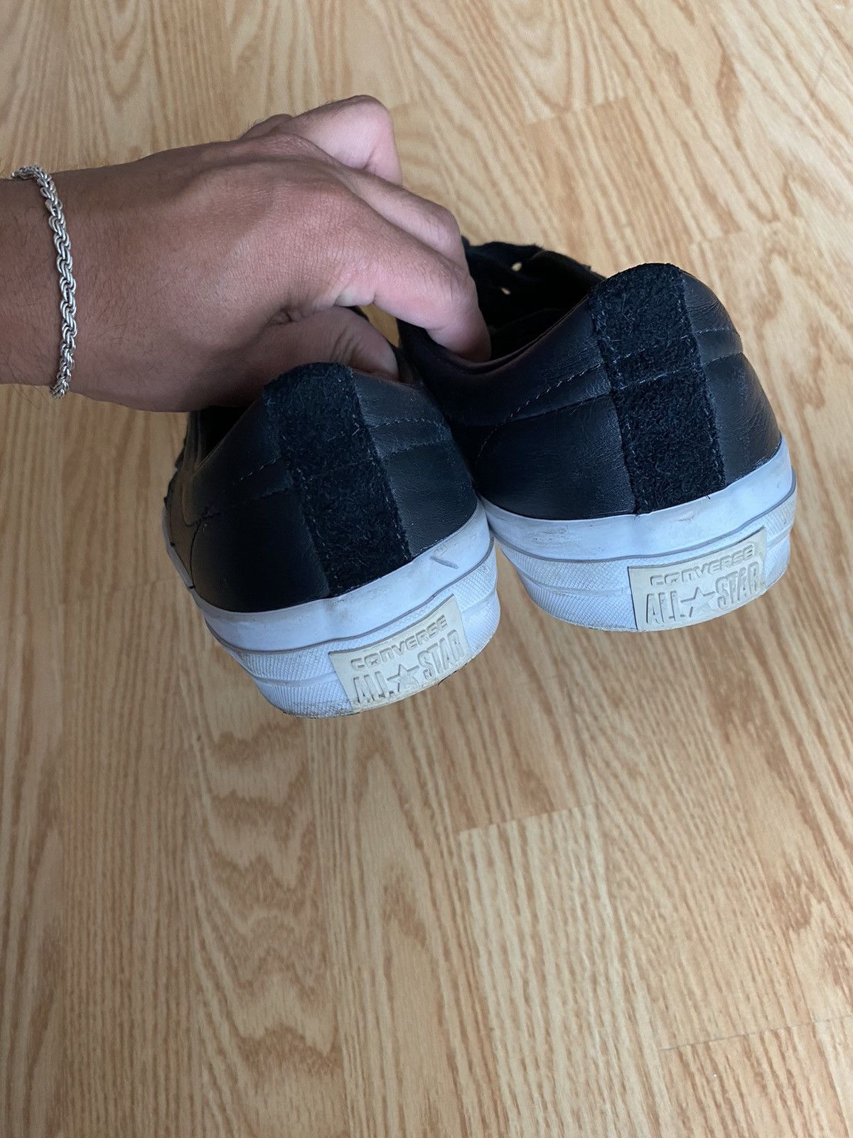 Converse Black Converse One Star Leather Sneakers Shoes Size US 10 / EU 43 - 3 Thumbnail
