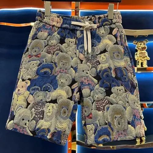 Other Streetwear Embroidered Bear Sport Shorts Summer Beach Korean Size US 30 / EU 46 - 1 Thumbnail