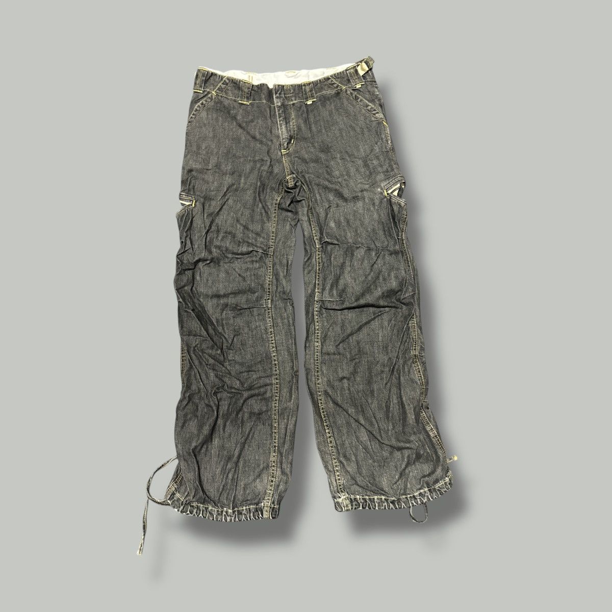 Vintage Vintage Arnold Palmer bondage style denim pants Size US 34 / EU 50 - 1 Thumbnail
