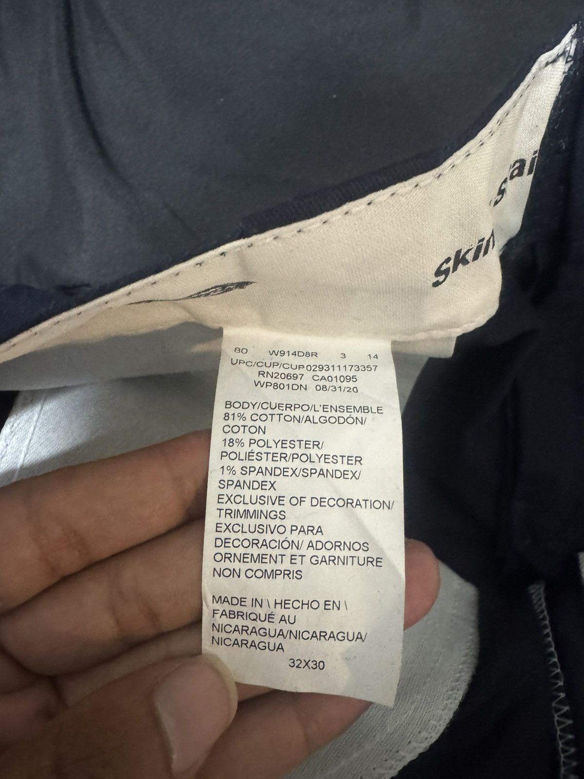 Awful Lot of Cough Syrup BNWT Awful Lot Of Cough Syrup Dickies Pants Navy Blue 32x30 Size US 32 / EU 48 - 14 Thumbnail
