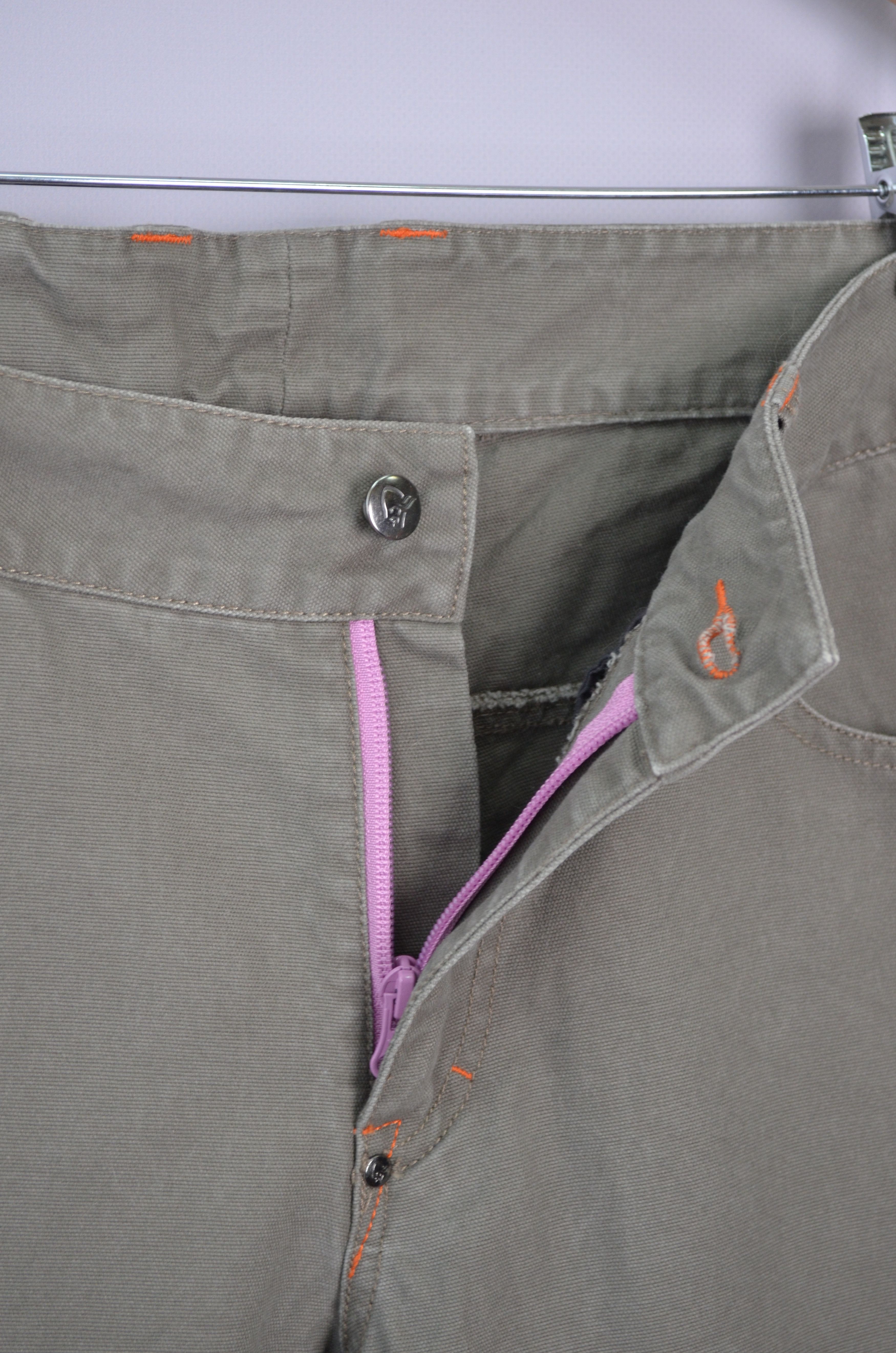 Norrona Norrona Canvas Pants Womens Grey Beige Bungee Cord Size L Size 32" / US 10 / IT 46 - 7 Thumbnail