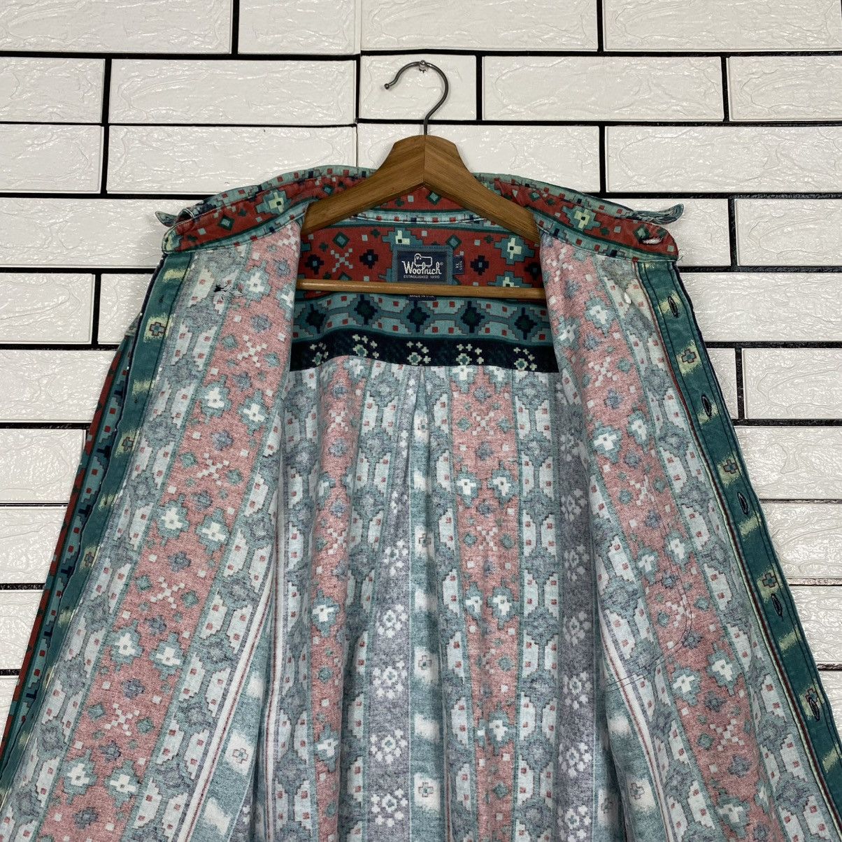 Woolrich Woolen Mills 🔥VINTAGE SHIRT JACKET BUTTON NAVAJO AZTEC WOOLRICH USA Size US XL / EU 56 / 4 - 16 Thumbnail