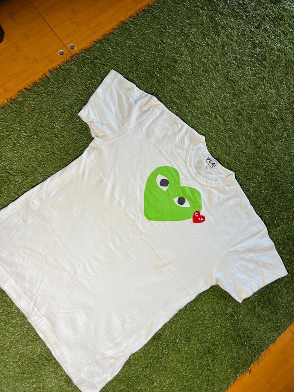 Comme des Garcons PLAY Comme Des Garçons Play Heart Tee Size US XL / EU 56 / 4 - 3 Thumbnail