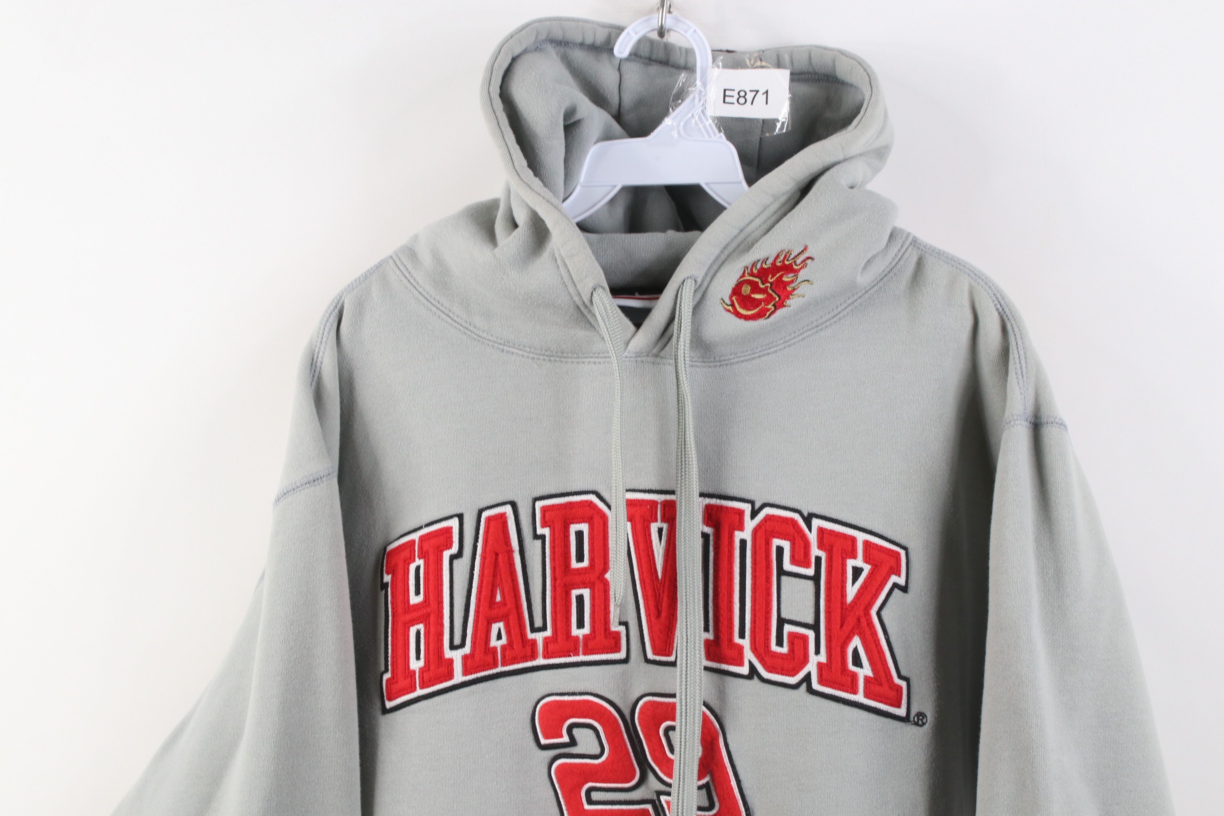 Vintage Vintage Nascar Fireball Flames Harvick Racing Hoodie Gray Size US L / EU 52-54 / 3 - 2 Thumbnail