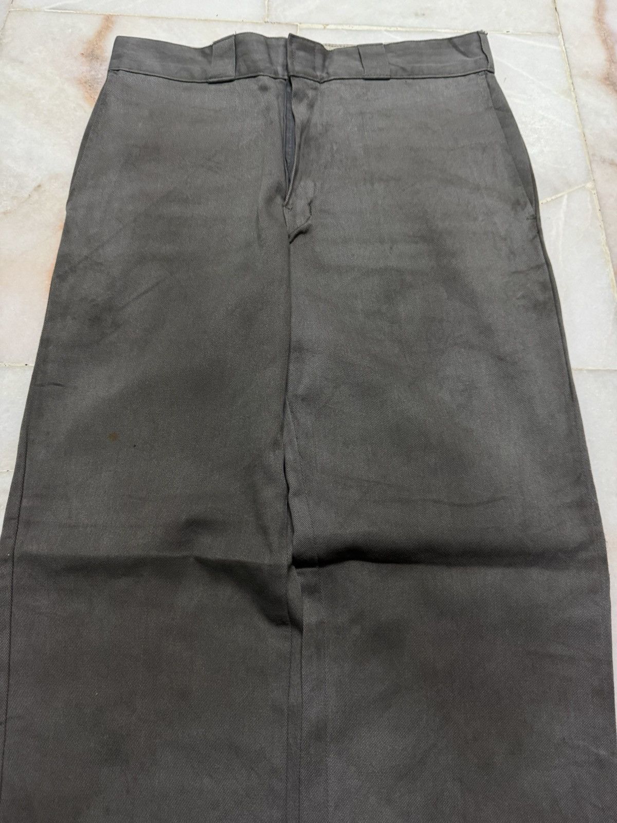 Dickies NICE THRASHED 874 ORIGINAL FIT DICKIES Y2K GREY PANTS Size US 30 / EU 46 - 3 Thumbnail