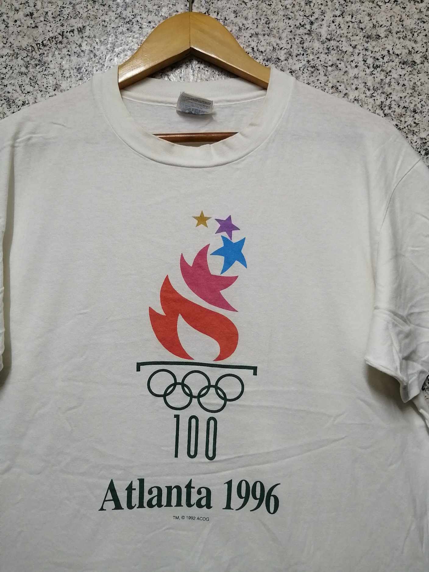 USA Olympics × Vintage 🔥 Rare 🔥 VTG Atlanta 1996 Olympics Size US M / EU 48-50 / 2 - 3 Thumbnail