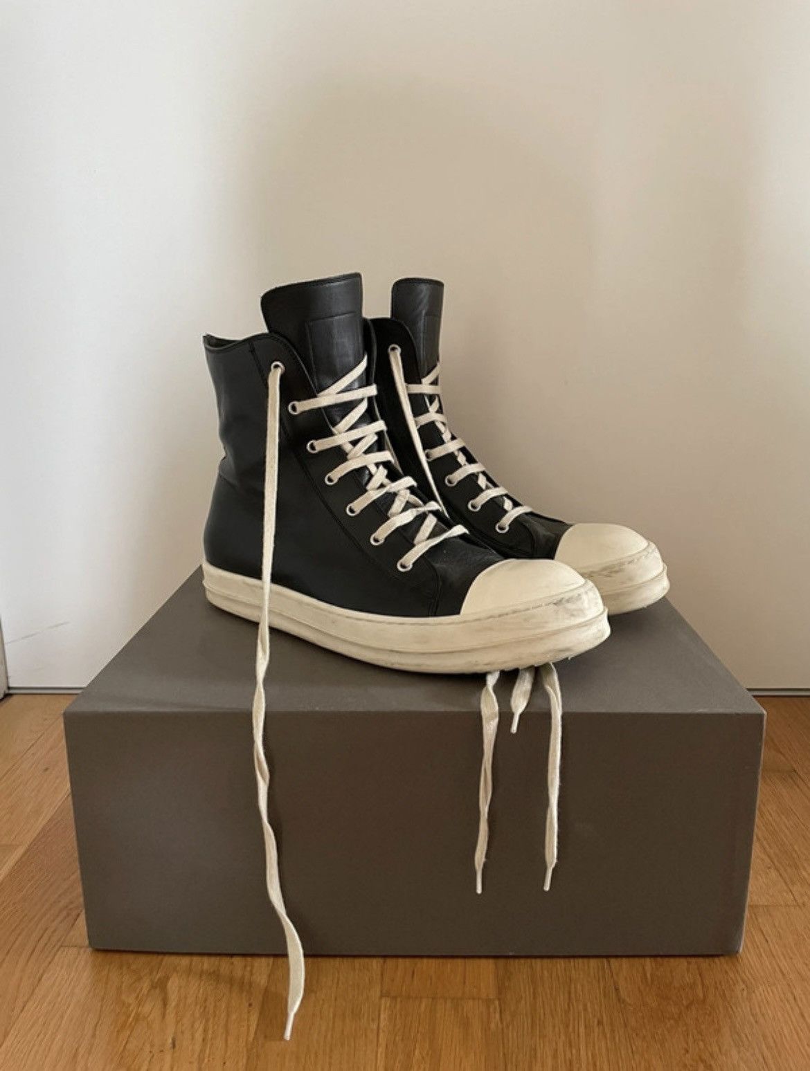 Rick Owens Rick Owens Ramones Mainline Size US 12 / EU 45 - 1 Thumbnail