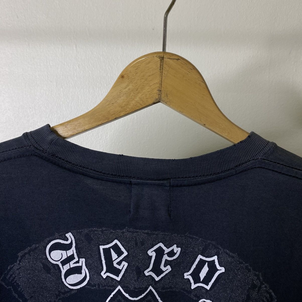 Vintage Y2K Zero Fighter Jets Faded Black T Shirt Size US L / EU 52-54 / 3 - 3 Thumbnail