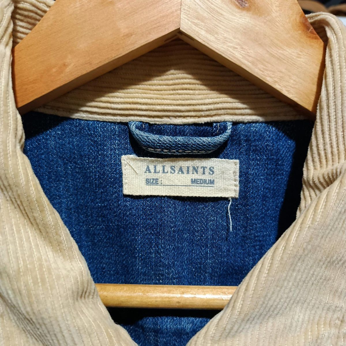 Allsaints ALLSAINTS DARUMA DISTRESSED DENIM JACKET Size US M / EU 48-50 / 2 - 4 Thumbnail