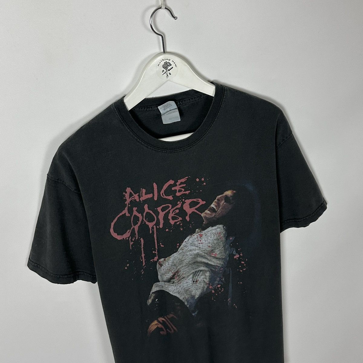 Band Tees Vintage 00s Sun Faded Alice Cooper Psycho Drama 2007 tee y2k Size US L / EU 52-54 / 3 - 4 Thumbnail