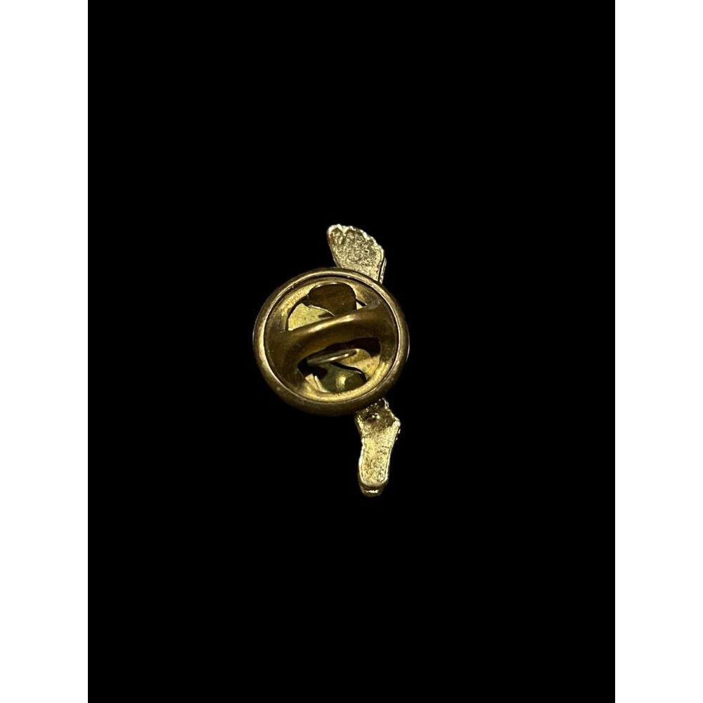 Jewelry Vintage Petite Gold Tone Footprints in the Sand Brooch Pin Size ONE SIZE - 2 Thumbnail