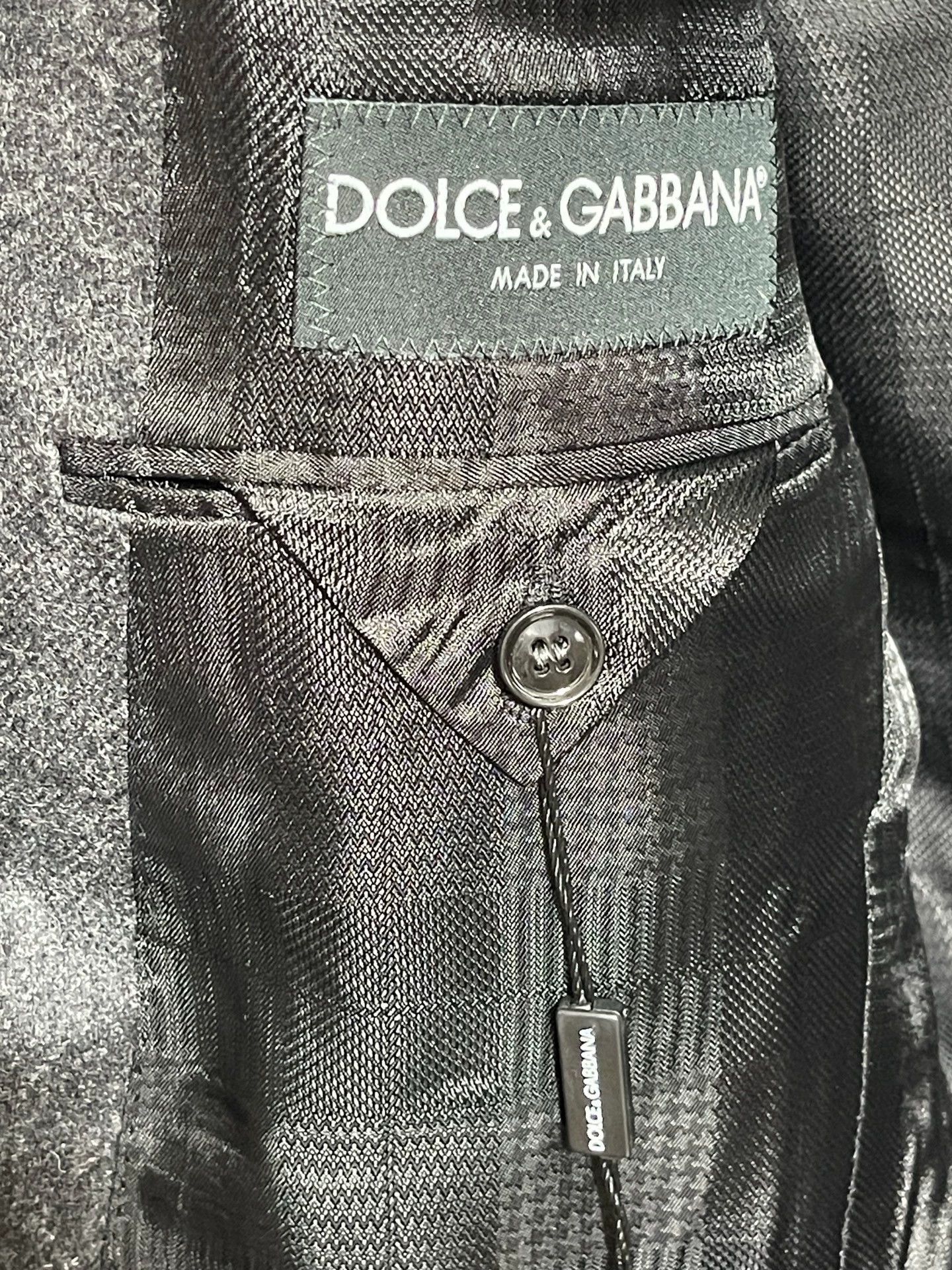 Dolce & Gabbana Dolce & Gabbana Slim Fit Wool Blazer Size 50 Size 50R - 7 Thumbnail