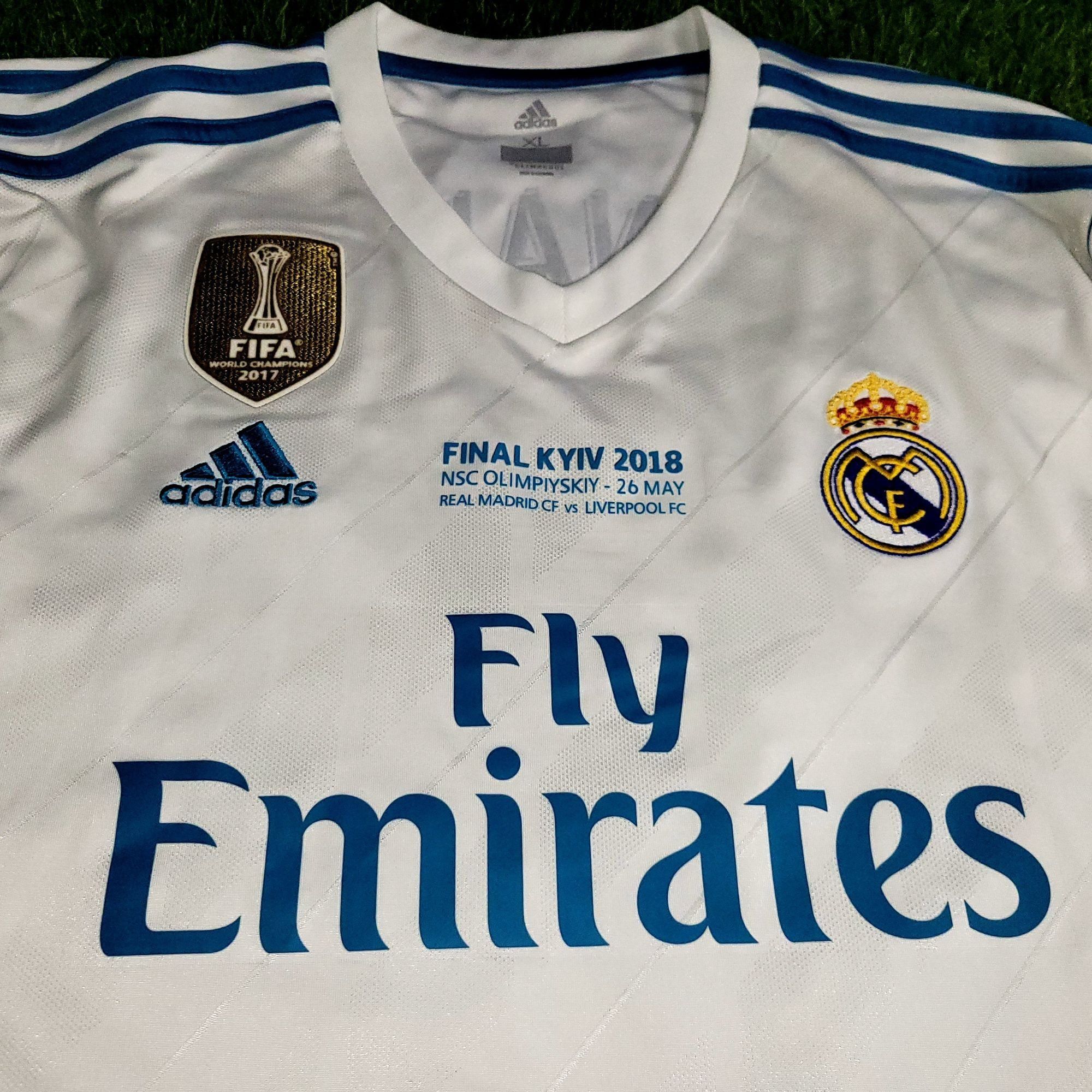 Adidas Ronaldo Real Madrid 2017 2018 LAST GAME Soccer Jersey XL Size US XL / EU 56 / 4 - 3 Thumbnail