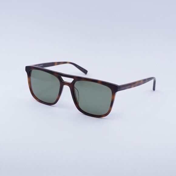 Saint Laurent Paris Saint Laurent SL455 002 Sunglasses Havana Square Frame Size ONE SIZE - 1 Thumbnail
