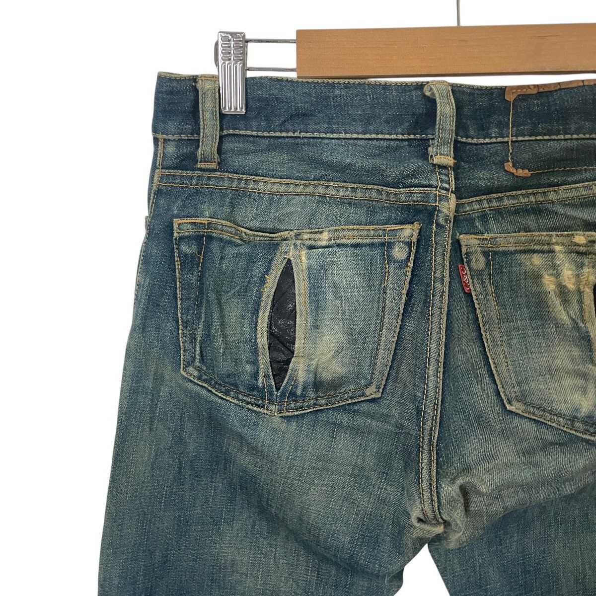 Japanese Brand Vintage Clet & Cobra Skulls Distressed Denim Size 29" - 10 Thumbnail
