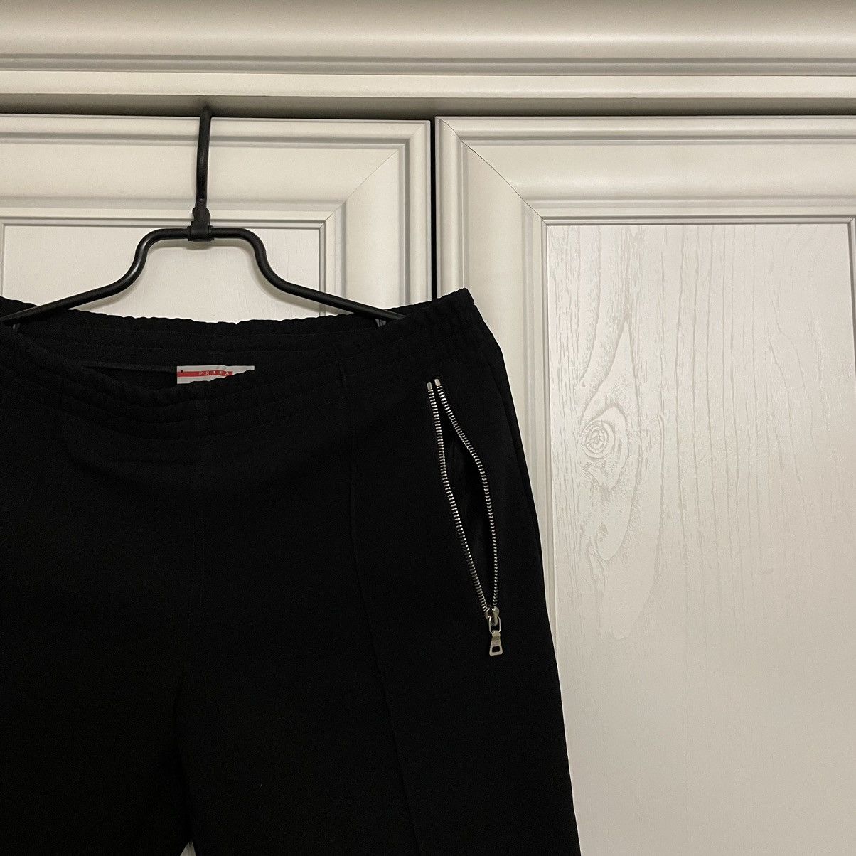 Prada × Vintage Vintage Prada Nylons Red Tab Pants 90s Size 30" / US 8 / IT 44 - 2 Thumbnail