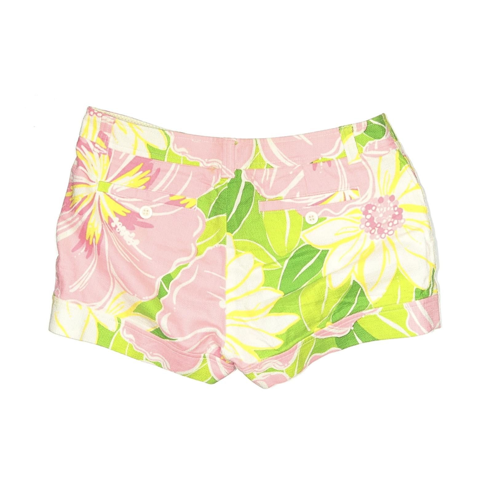 Other Lilly Pulitzer Size 2 Tropical Print Palm Beach Fit Shorts Size 26" / US 2 / IT 38 - 2 Thumbnail