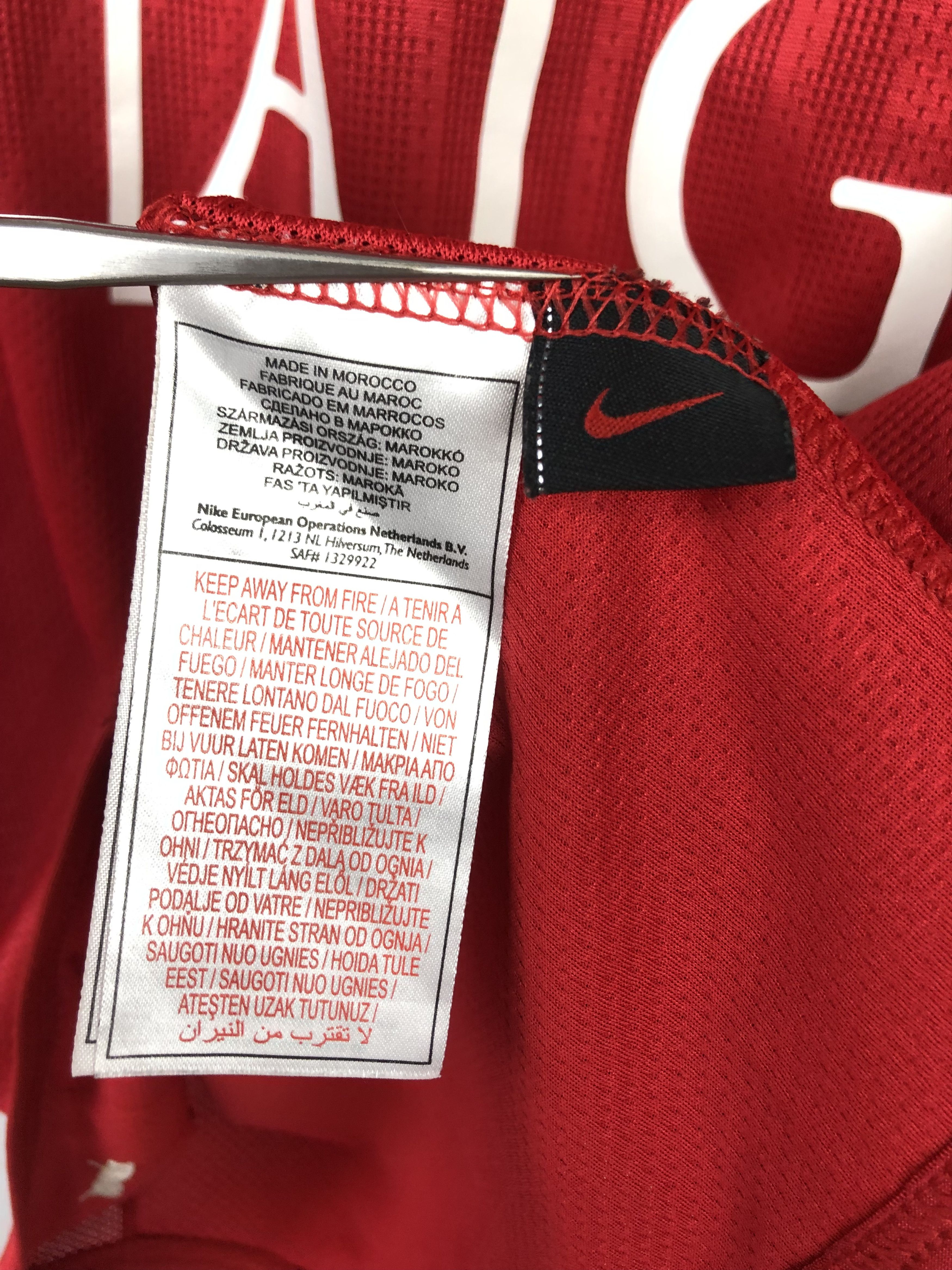 Nike Manchester United football shirt 2007 Soccer Jersey Trikot Size US M / EU 48-50 / 2 - 9 Thumbnail
