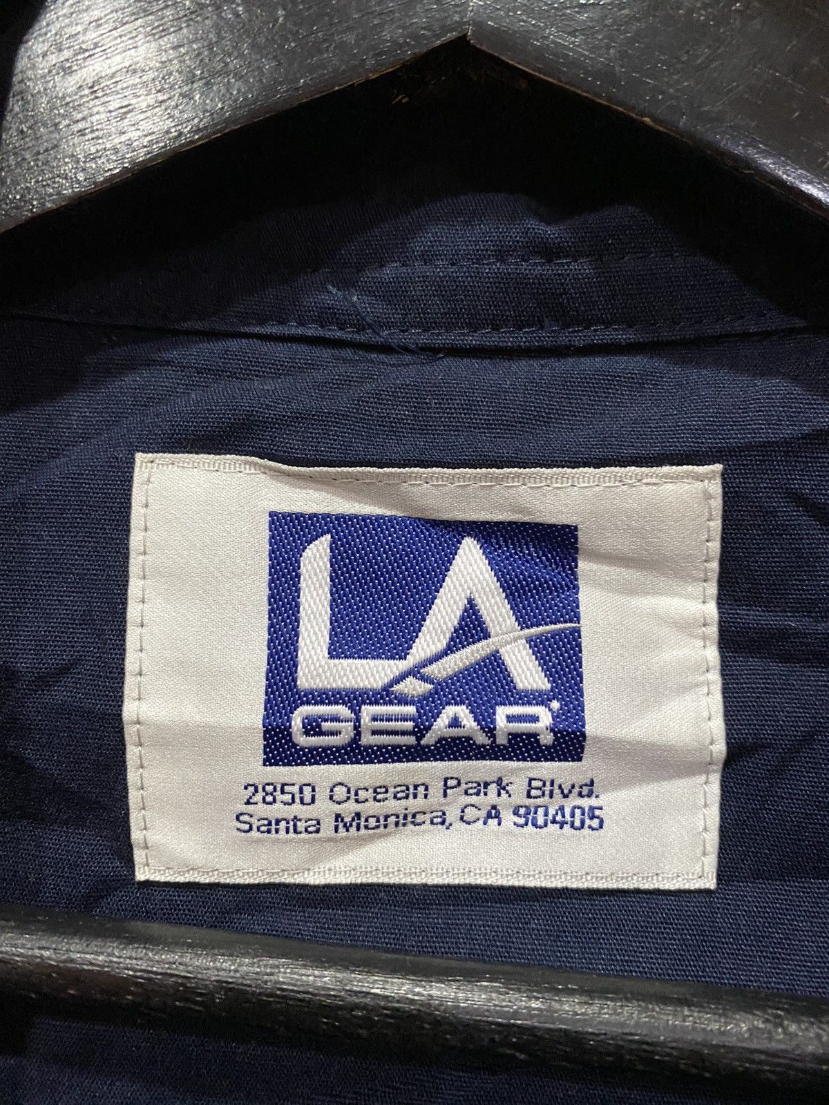 La Gear LA Gear Navy Blue Jacket – Vintage Sportswear Windbreaker Size US M / EU 48-50 / 2 - 5 Thumbnail