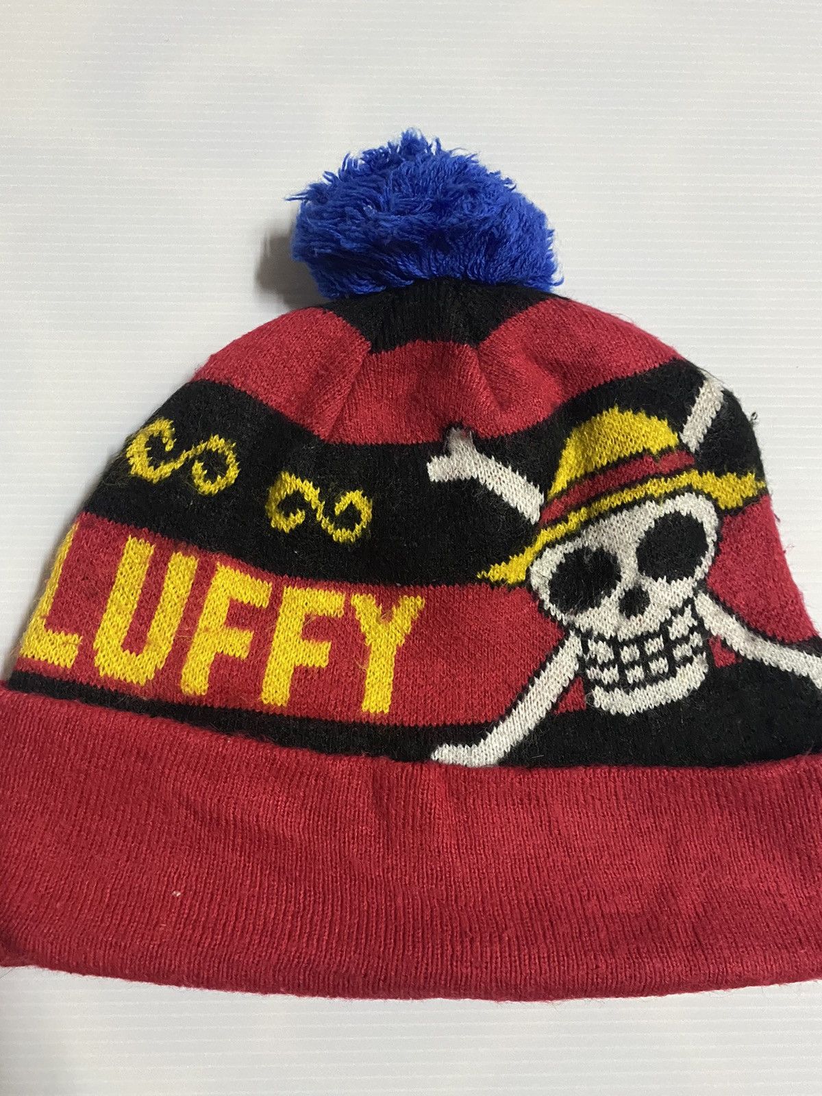 Anime × One Piece Anima Japan One Piece Luffy Beanie Hat Size ONE SIZE - 2 Thumbnail