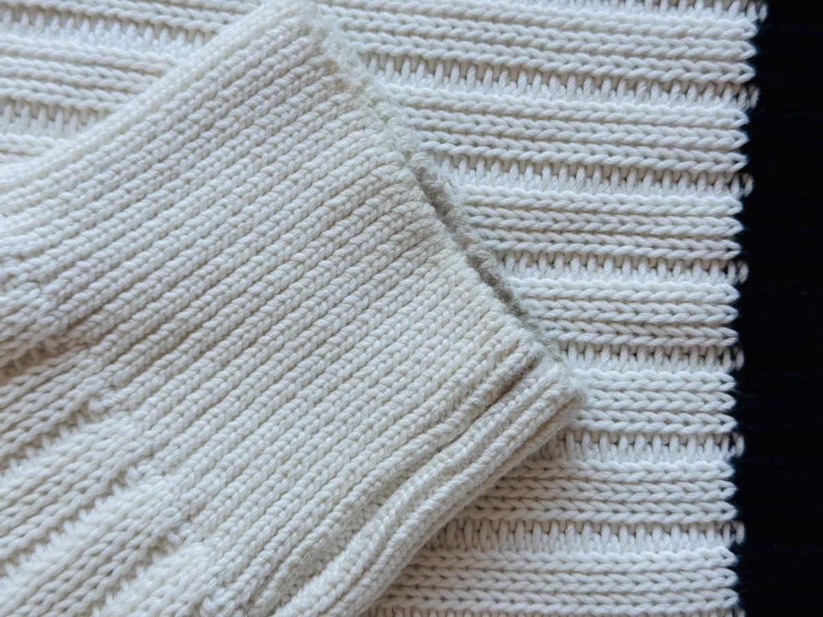 Lacoste Lacoste asymmetric contrast cable knit tennis sweater sz 5 Size US L / EU 52-54 / 3 - 7 Thumbnail