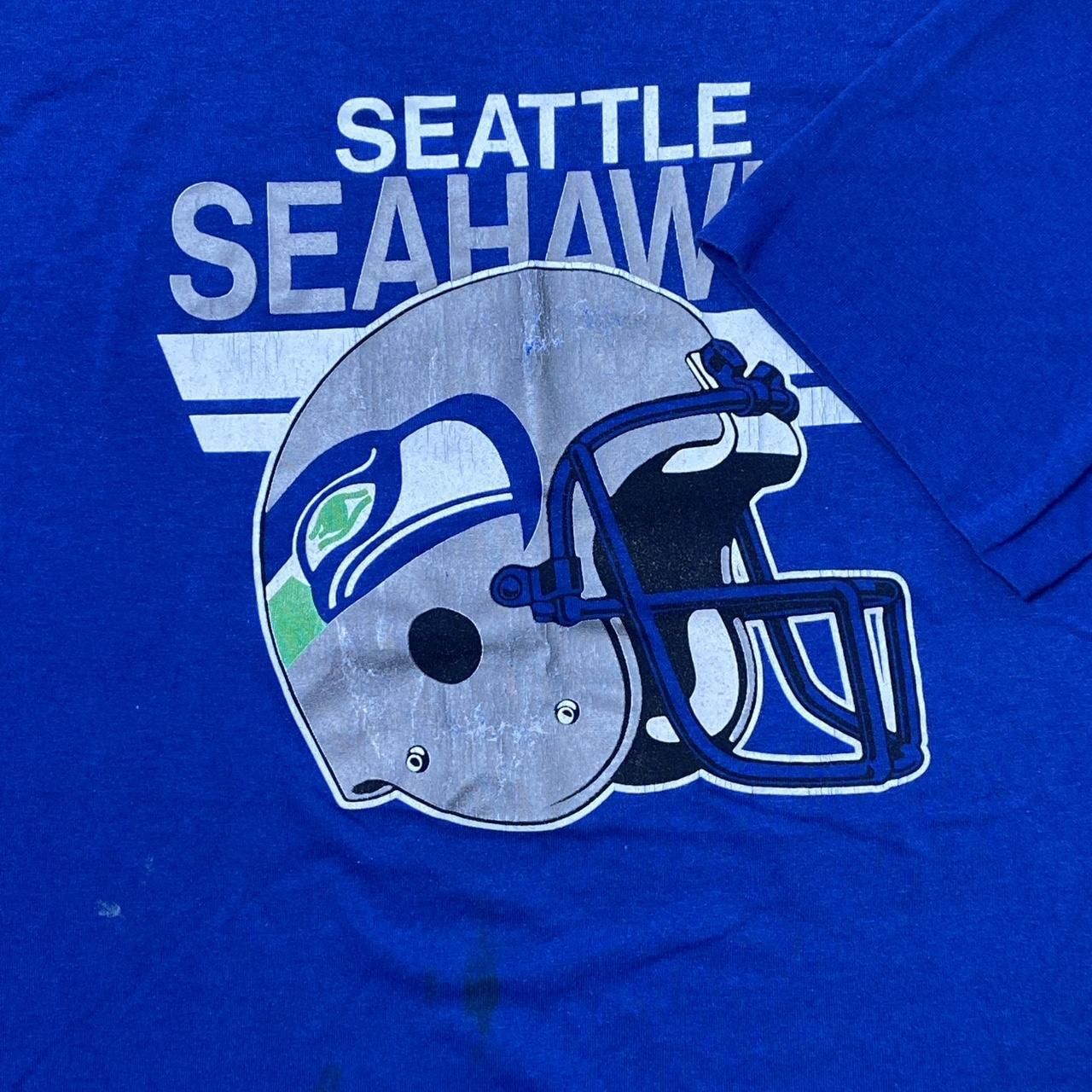 Other True Vintage NFL Seattle Seahawks Blue Football Tee Size XL Size US XL / EU 56 / 4 - 3 Thumbnail